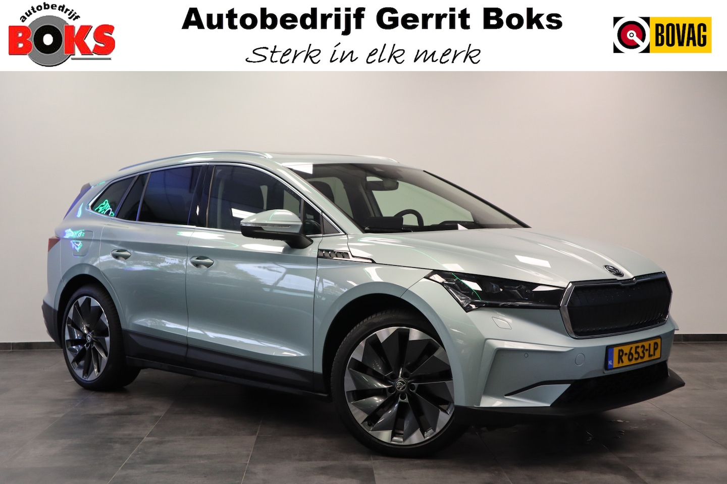 Skoda Enyaq iV - 80 First Edition High Panoramadak HUD VCP Navi Clima Cruise Camera 21"LM - AutoWereld.nl
