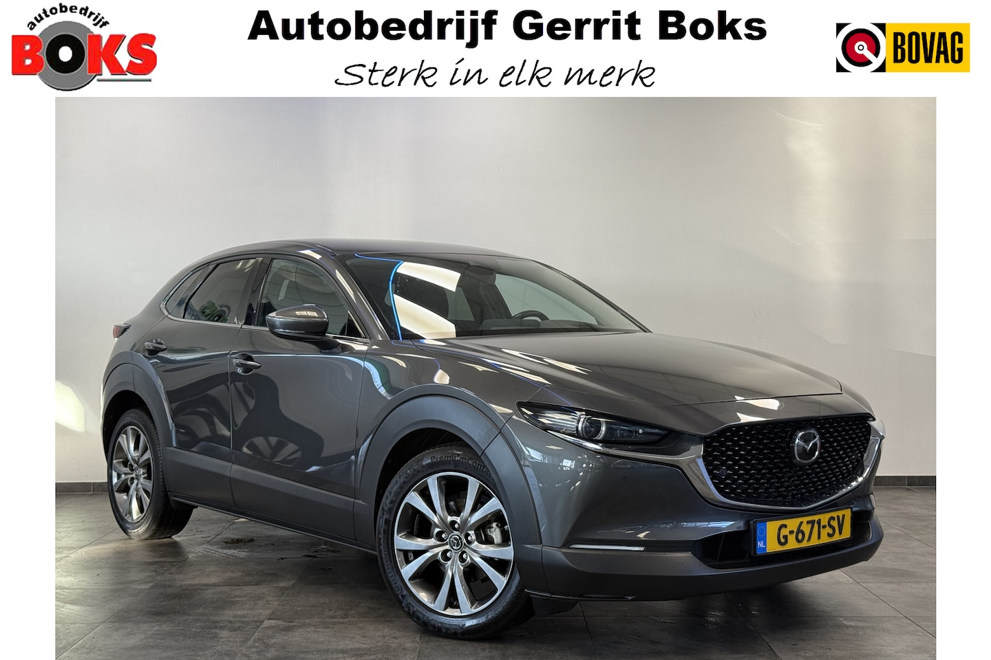 Mazda CX-30 - 2.0 e-SkyActiv-X M Hybrid Luxury ACC/Climate Navi Leder 180PK - AutoWereld.nl