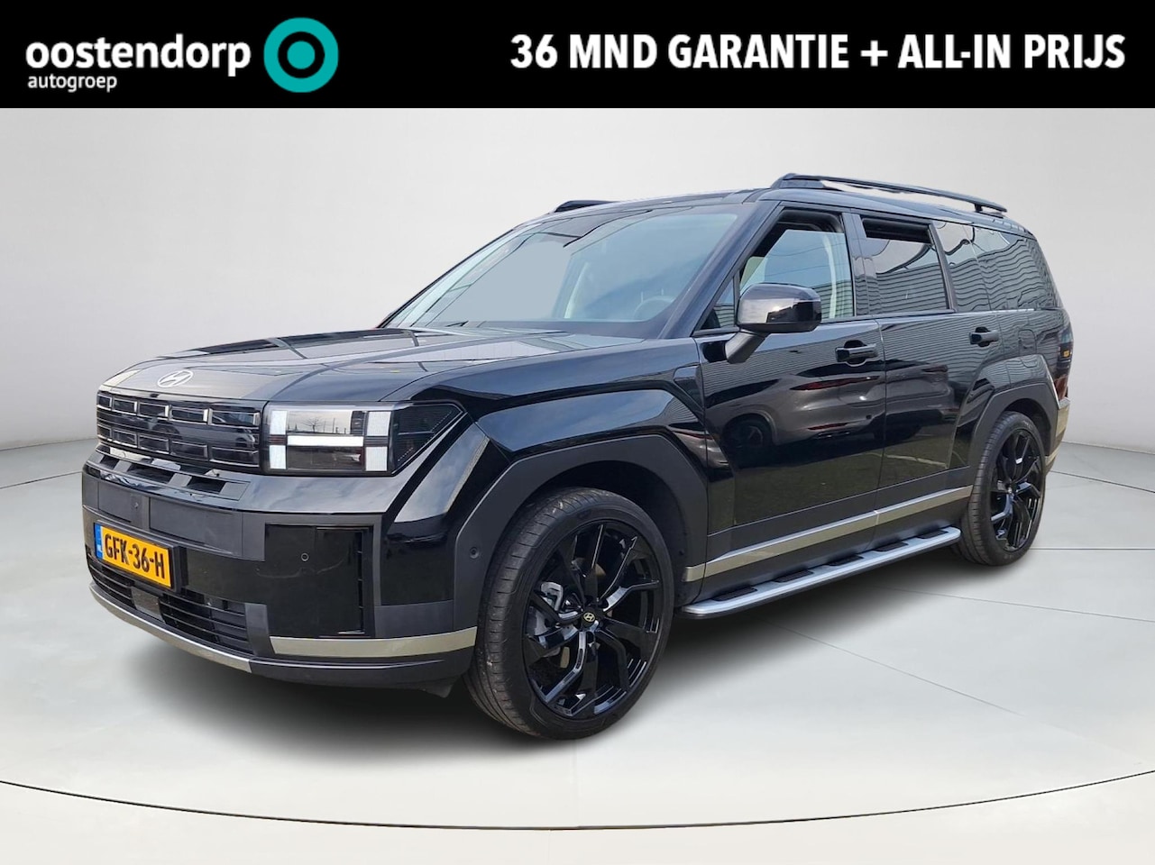 Hyundai Santa Fe - 1.6 T-GDI PHEV Premium Plus 4WD 7p. | Demo Voordeel € 11000,- ! | Black Edition | 21" velg - AutoWereld.nl