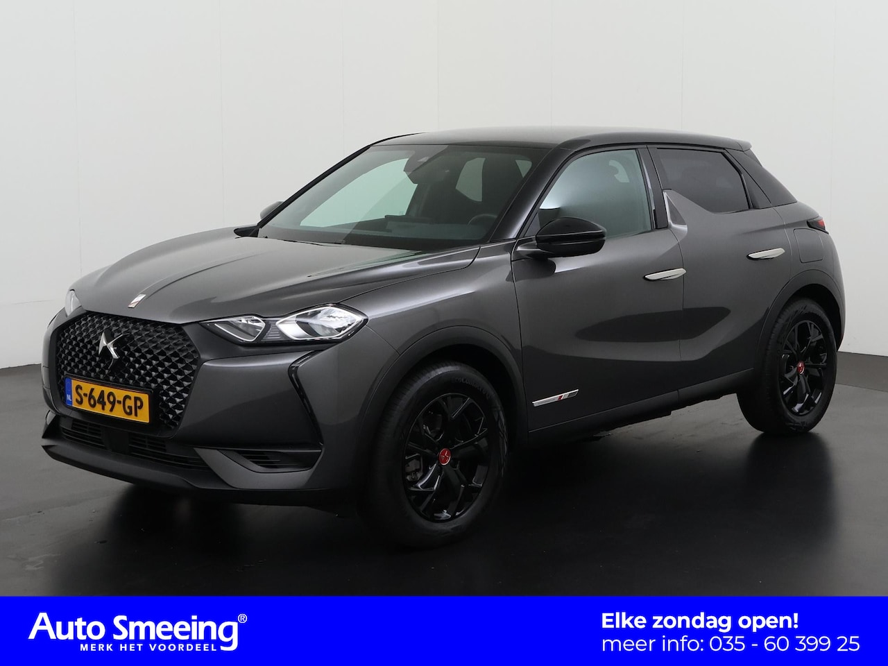 DS 3 Crossback - E-Tense Performance Line 50 kWh | Warmtepomp | Alcantara | Navigatie | Virtual Cockpit | Z - AutoWereld.nl
