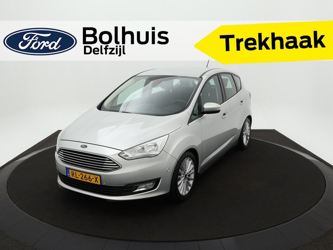 Ford C-Max - Ecoboost 125PK Titanium Auto Park I Navi I 17" I Hoogzitter I Voorruitverwarming - AutoWereld.nl