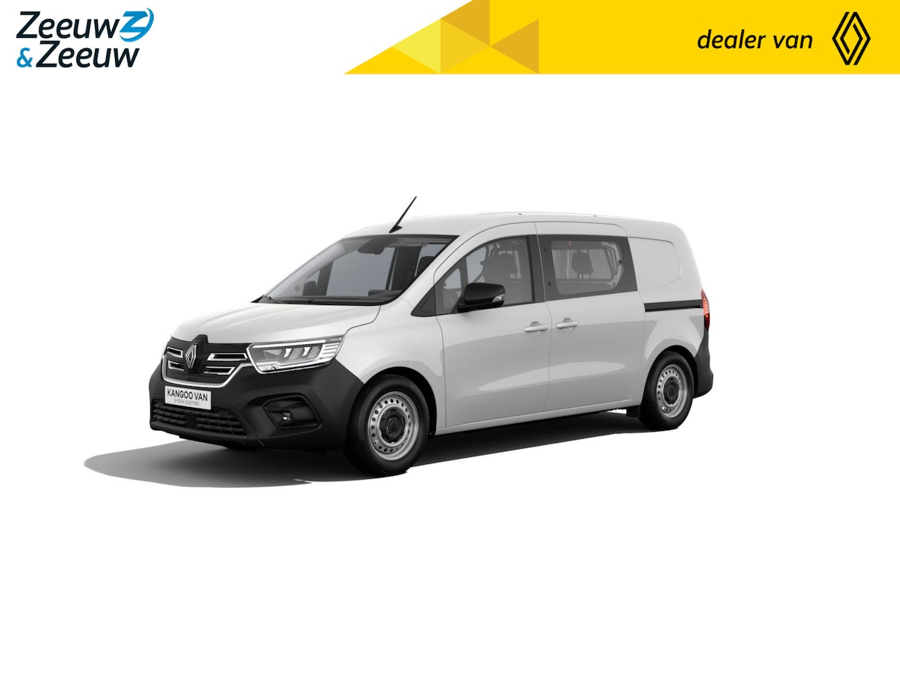 Renault Kangoo E-Tech - Advance L2 44 kWh Dubbele Cabine nu met 10% Zeeuw & Zeeuw korting  | 0% actie financial le - AutoWereld.nl