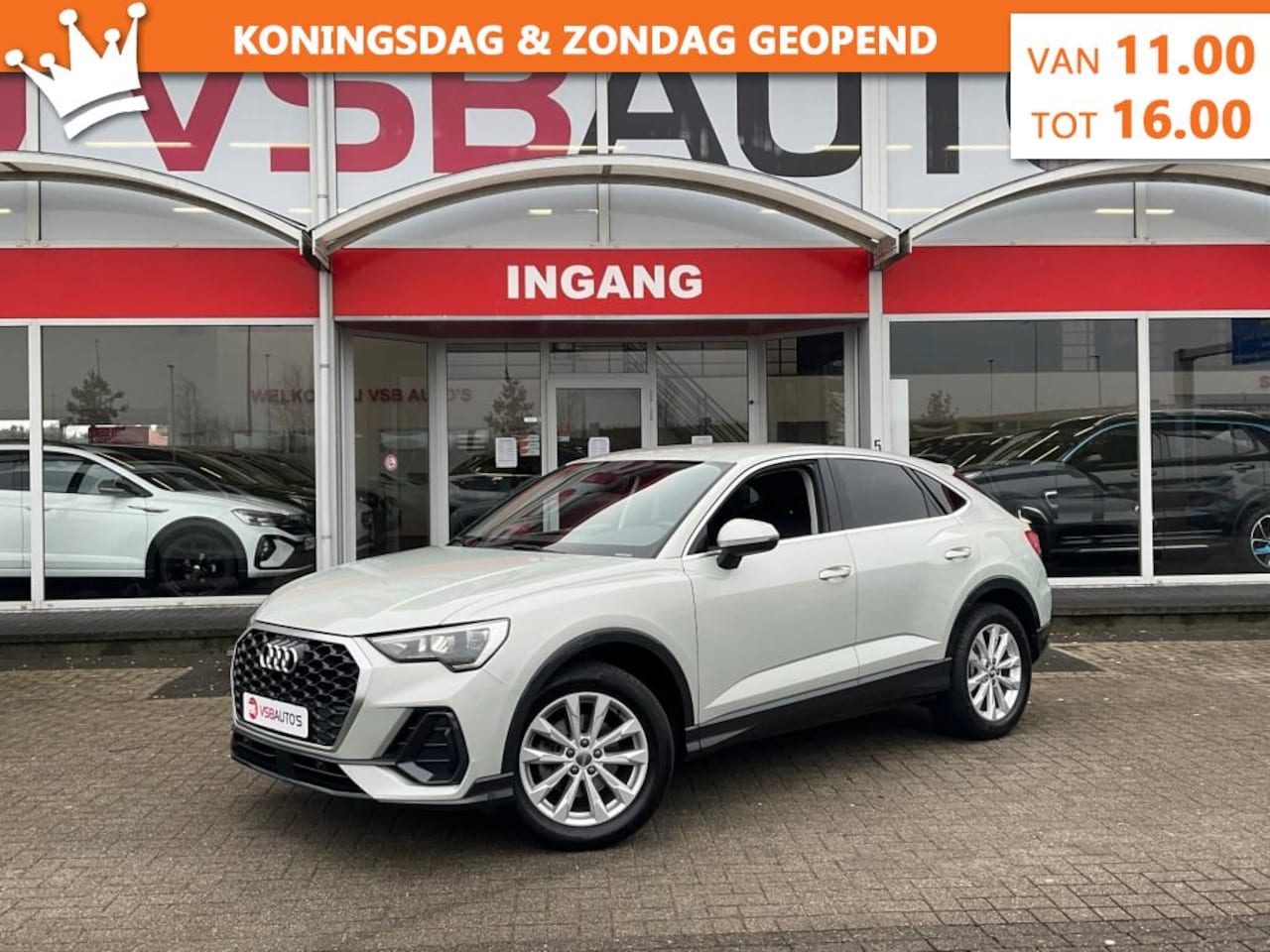 Audi Q3 Sportback - 3.5 TFSI AUTOMAAT HYBRIDE 150PK LEER NAVI TREKHAAK CARPLAY AIRCO - AutoWereld.nl