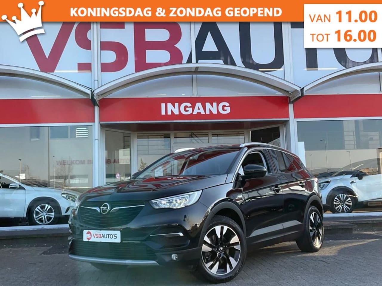 Opel Grandland X - 1.2 TURBO AUT. 130PK LED NAVI CAMERA CARPLAY AIRCO - AutoWereld.nl