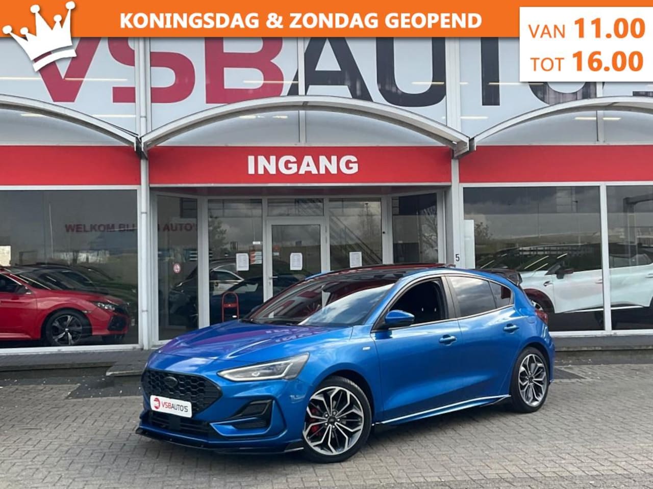 Ford Focus - 1.0 ECOBOOST 125PK AUT. HYBRID ST-LINE X PANO-DAK NAVI CAMERA CA - AutoWereld.nl