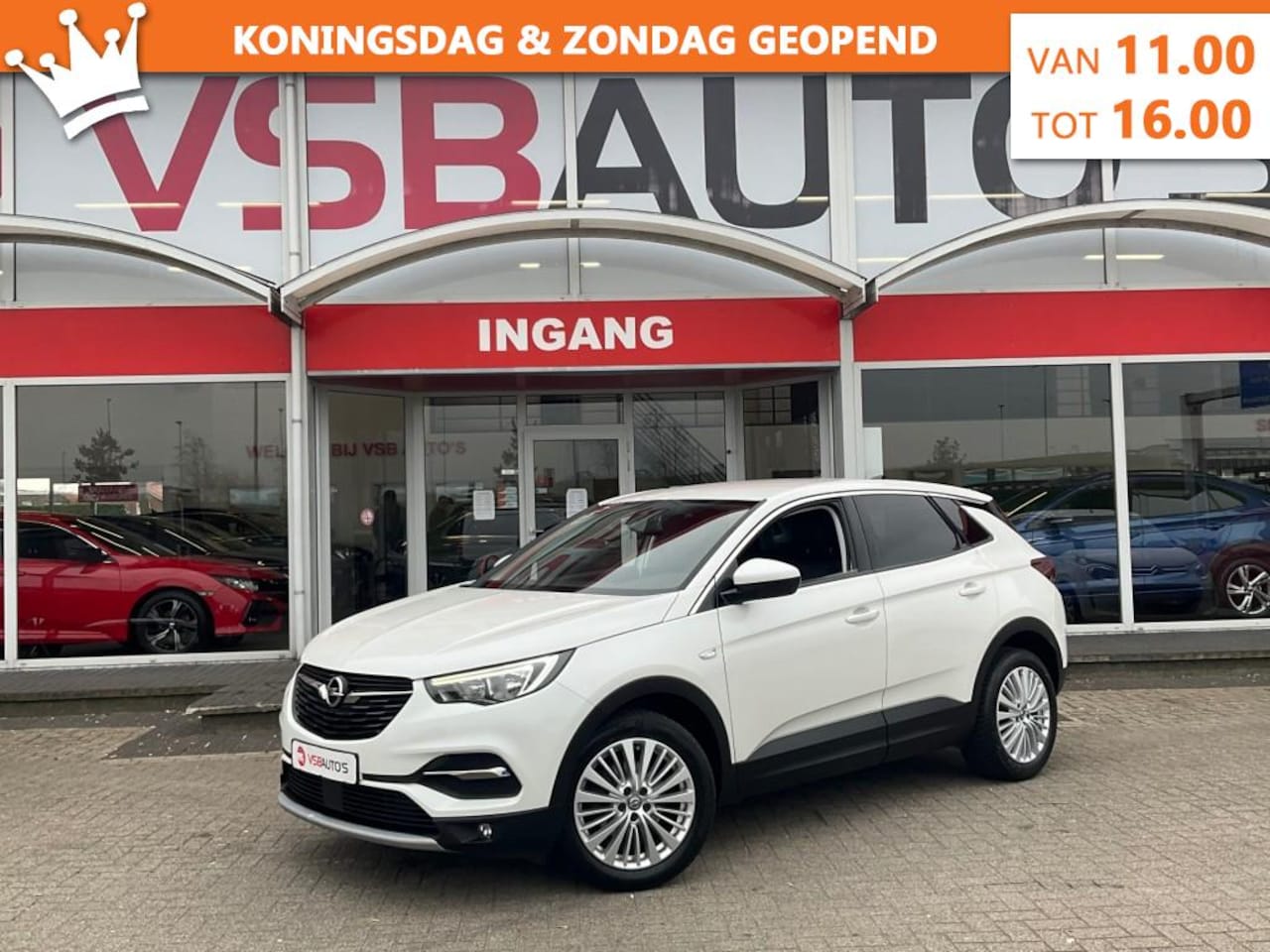 Opel Grandland X - 1.2 TURBO AUT. 130PK LED NAVI CARPLAY AIRCO - AutoWereld.nl