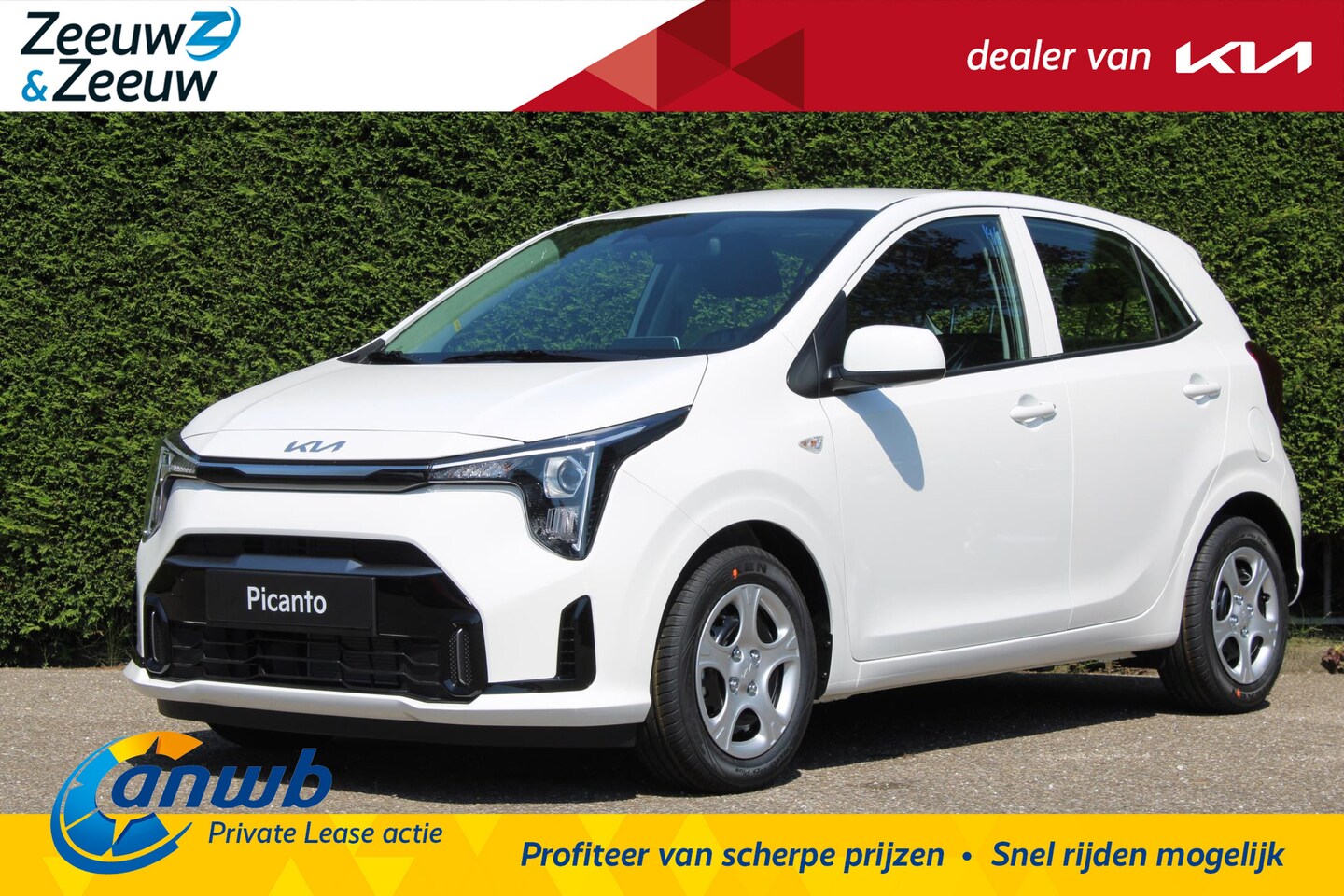 Kia Picanto - 1.0 DPI DynamicLine AUTOMAAT | Enkele op voorraad voor meer info bel 015 - 3109955 | Nu me - AutoWereld.nl