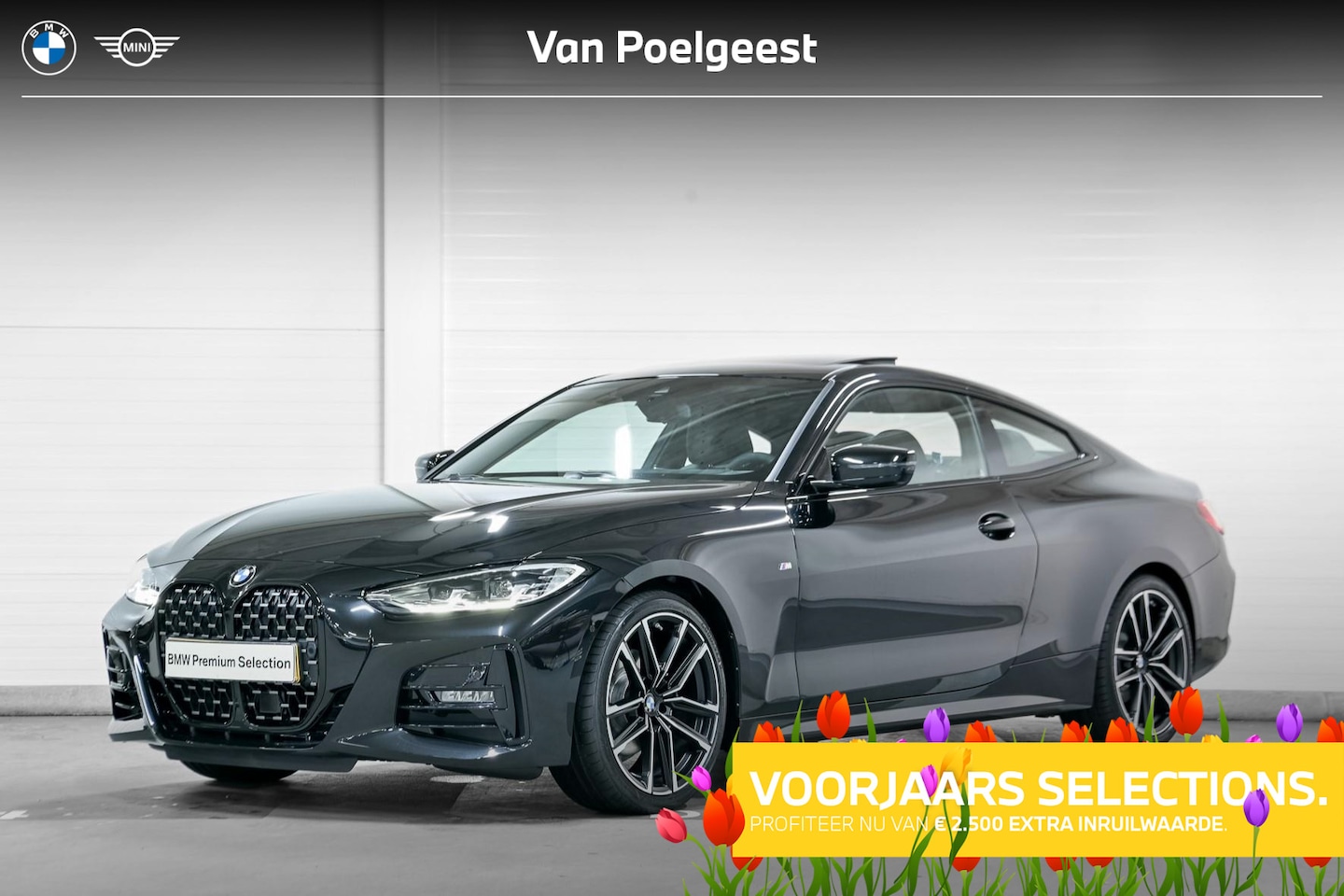 BMW 4-serie Coupé - 420i High Executive | M-Sport | Savety Pack | Schuif-/kanteldak | Selections 2500 - AutoWereld.nl