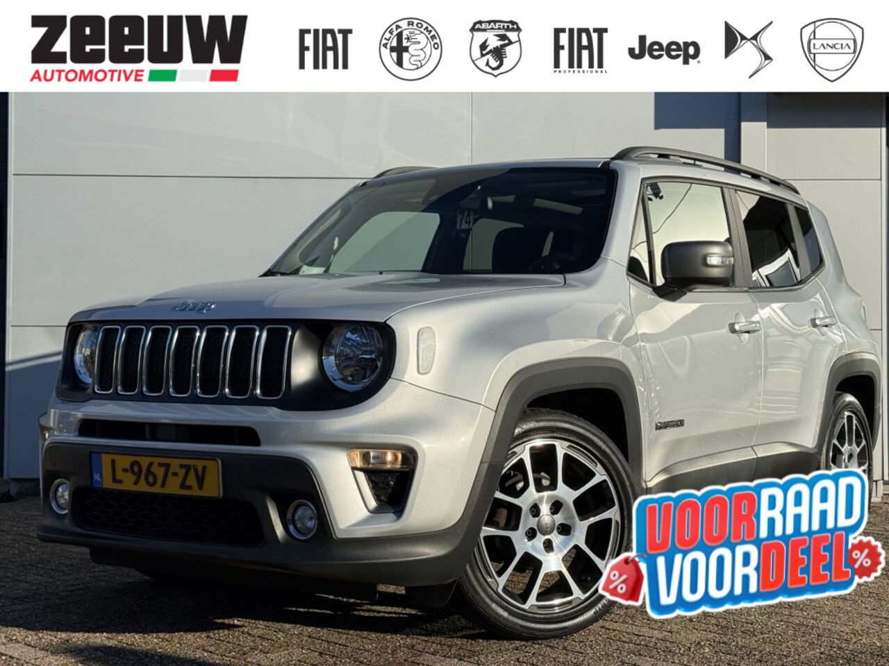 Jeep Renegade - 1.0 Turbo 120 PK Limited | Pano Dak | Carplay | 19" - AutoWereld.nl