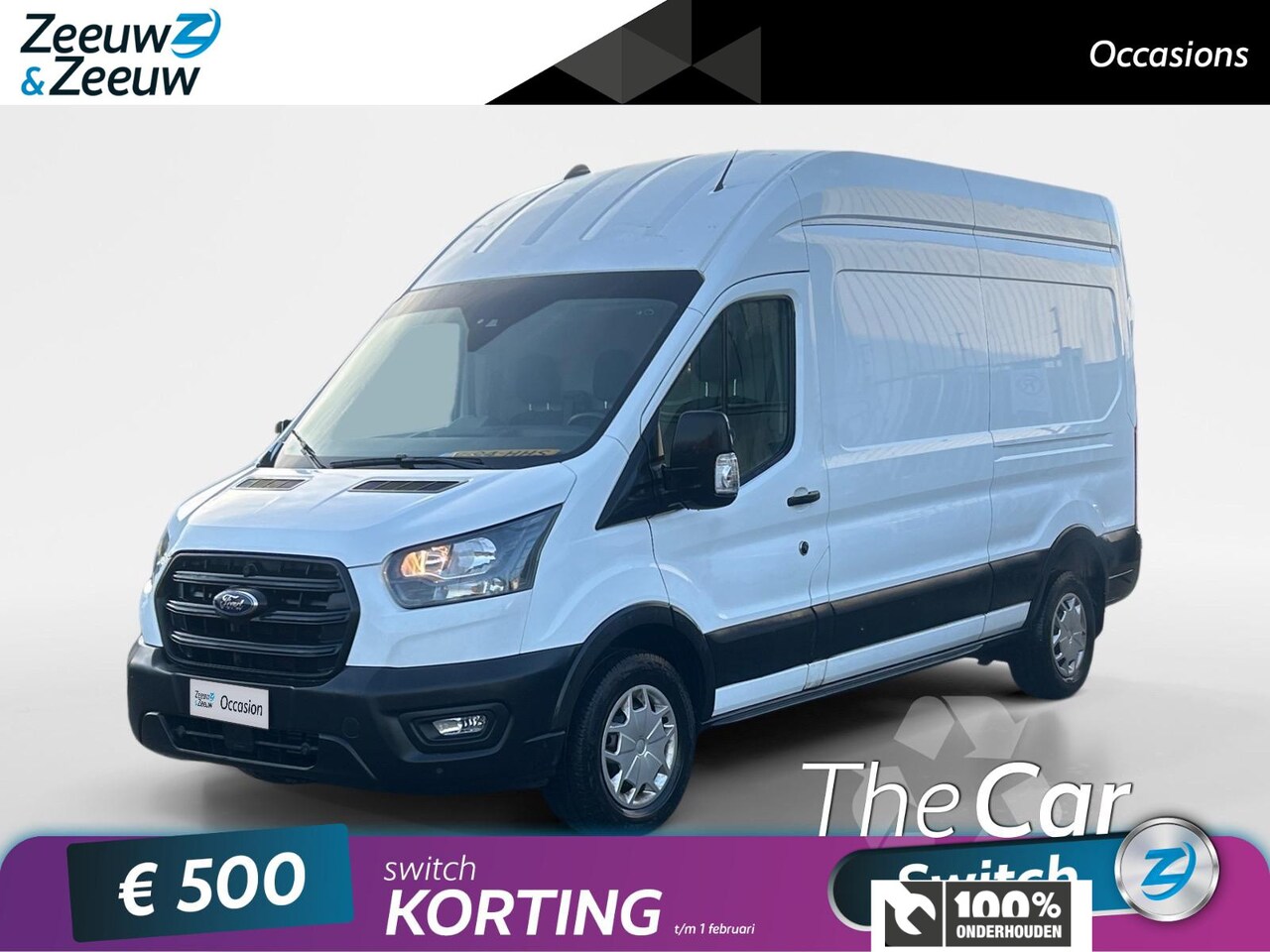 Ford Transit - 350 2.0 TDCI L3H3 Trend 170pk | handgeschakeld | Airco | Parkeersensoren voor en achter | - AutoWereld.nl