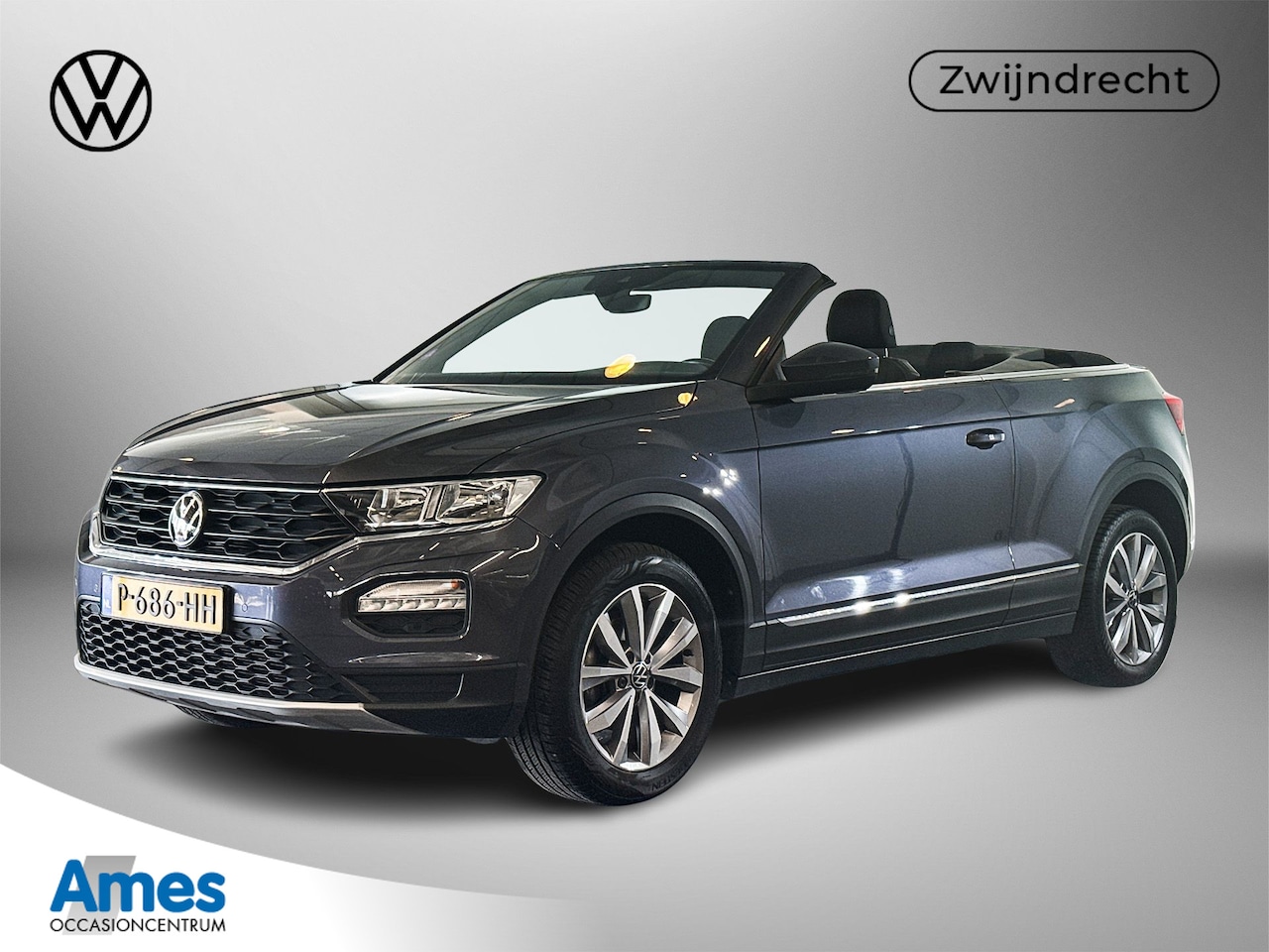 Volkswagen T-Roc Cabrio - 1.0TSI 115pk Style / Navigatie / Stoelverwarming / Park Distance Control - AutoWereld.nl