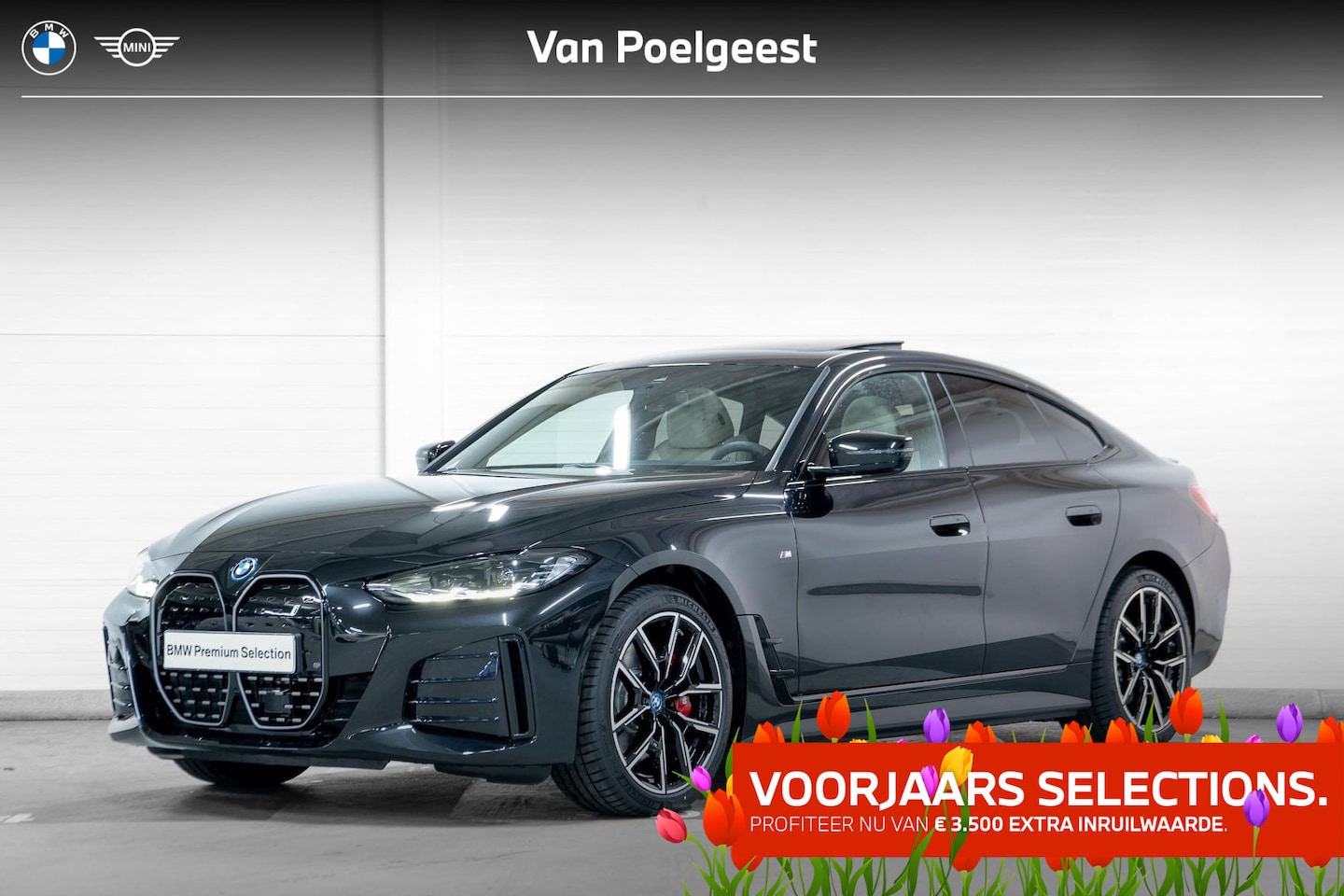 BMW i4 - eDrive40 | M-Sport Pro | High Executive | Adaptive Cruise l Schuif-/kanteldak | Selections - AutoWereld.nl