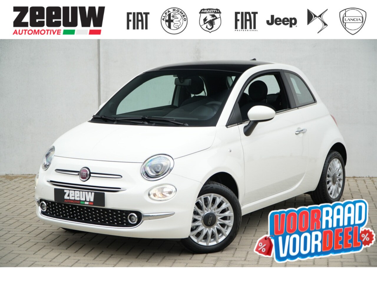Fiat 500 - 1.0 Hybrid 70 PK Dolcevita | Carplay | Airco | Cruise | PDC | 15 - AutoWereld.nl
