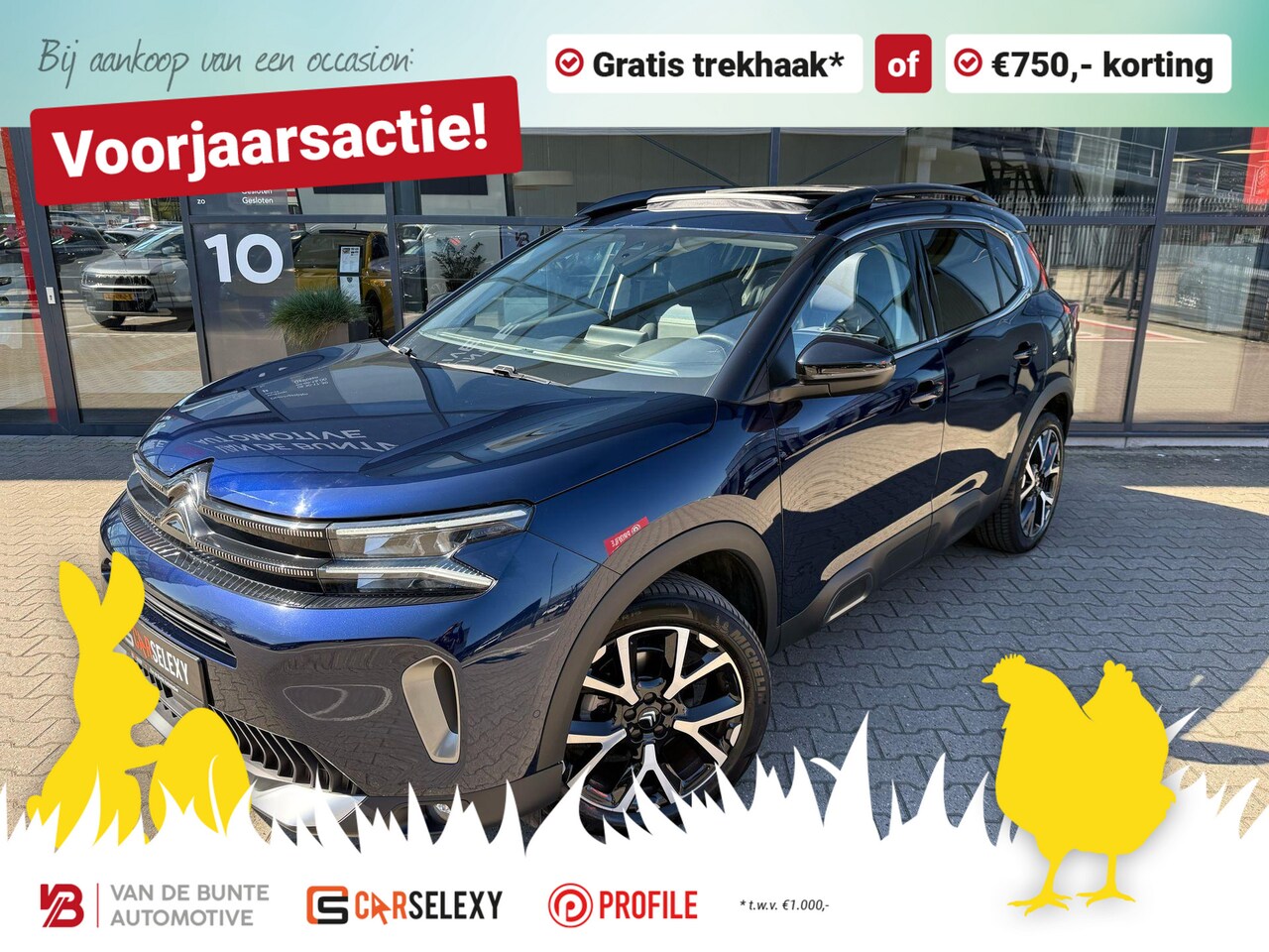 Citroën C5 Aircross - 1.2 Automaat PureTech Shine *Panorama dak* - AutoWereld.nl