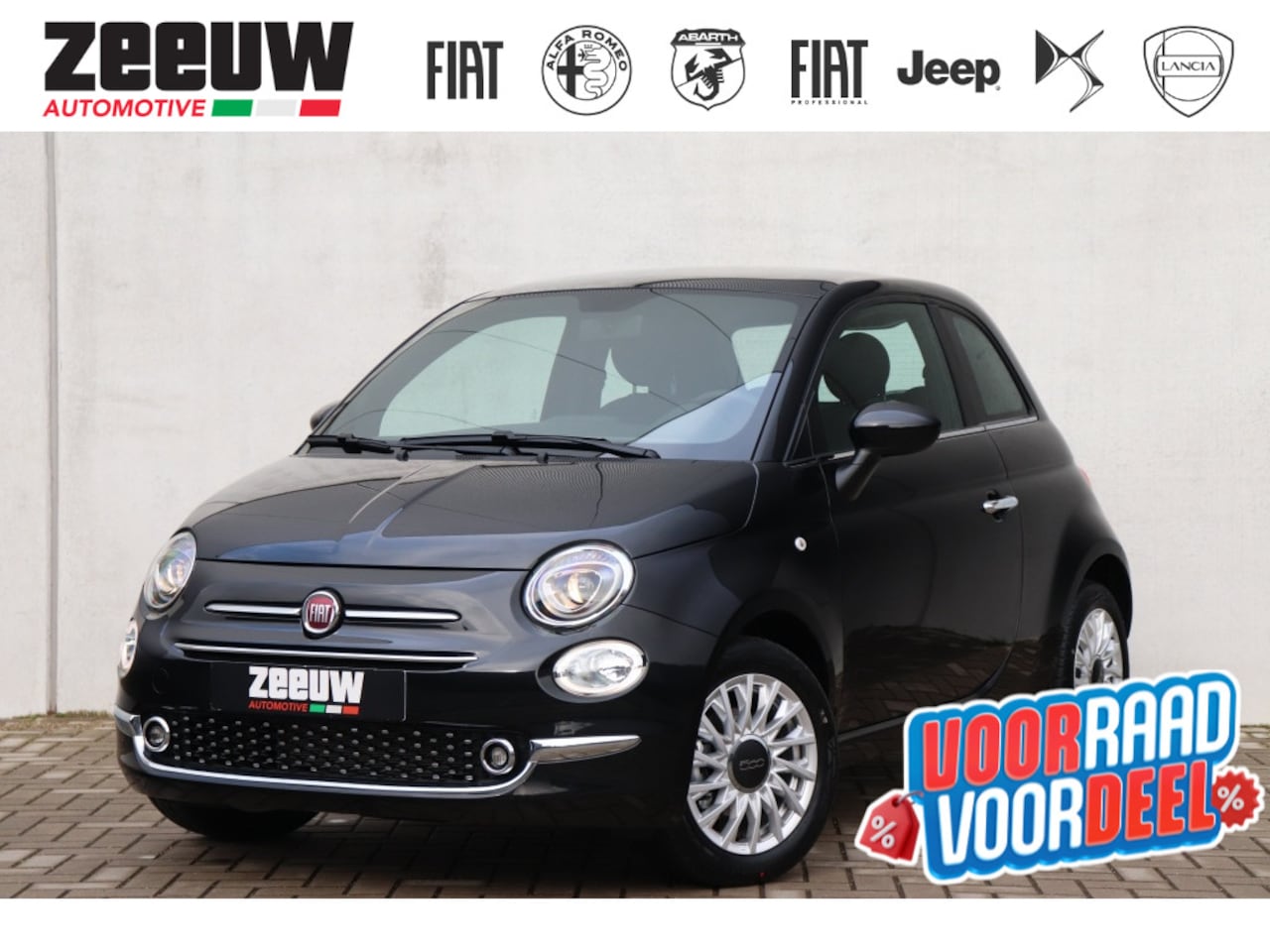 Fiat 500 - 1.0 Hybrid 70 PK Dolcevita | Carplay | Clima | Pano | 15" - AutoWereld.nl