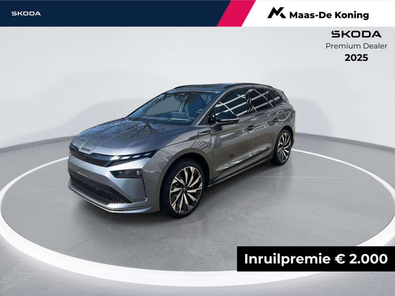 Skoda Enyaq iV - Sportline Elektromotor 210 kW / 286 PK SUV Elektri | Metallic Lak | 21'' lichtmetalen Velg - AutoWereld.nl