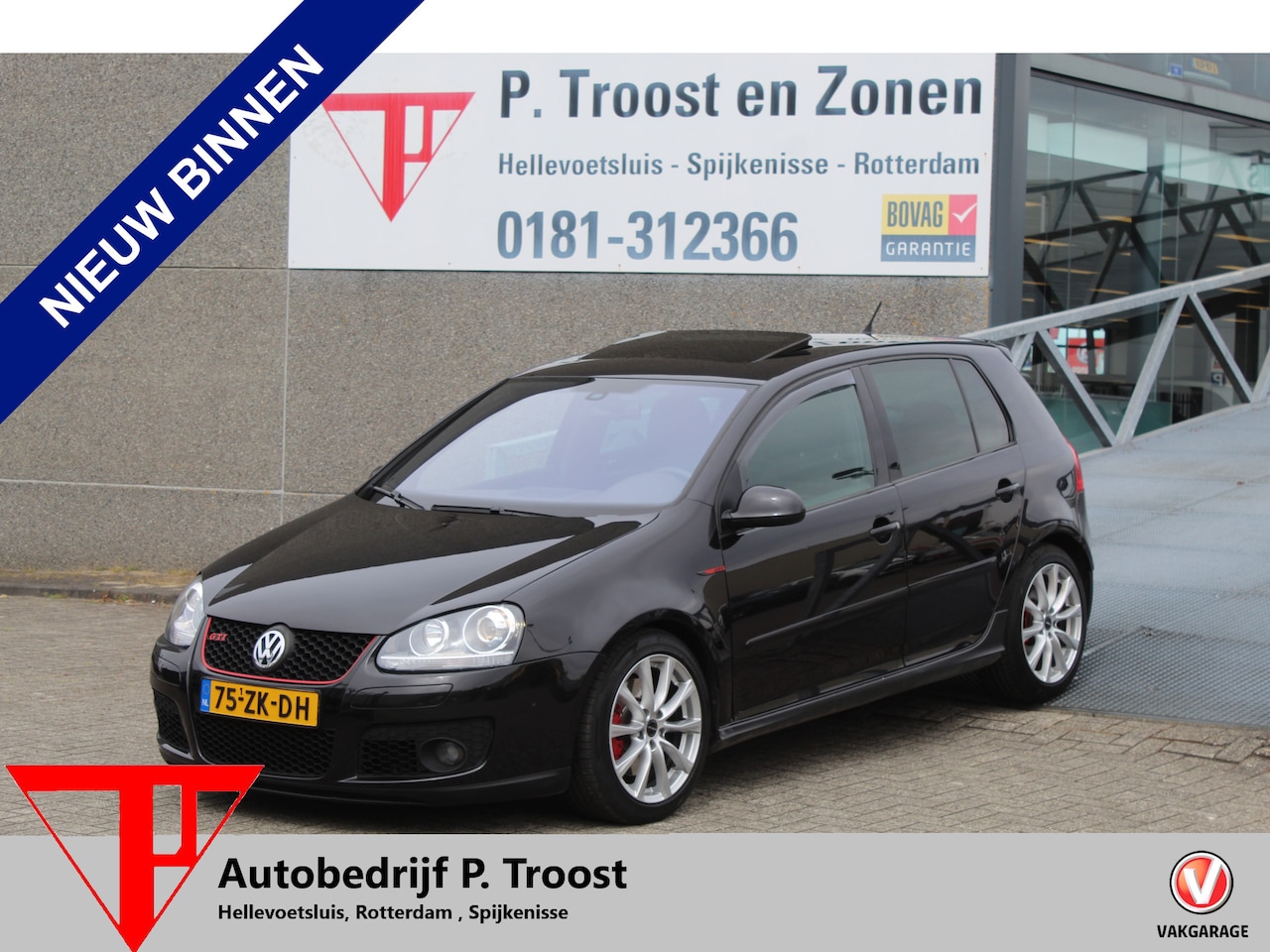 Volkswagen Golf - 2.0 TFSI GTI AUTOMAAT/Schuif-kantel dak/Cruise control/Climate control/Apple carplay/Stoel - AutoWereld.nl