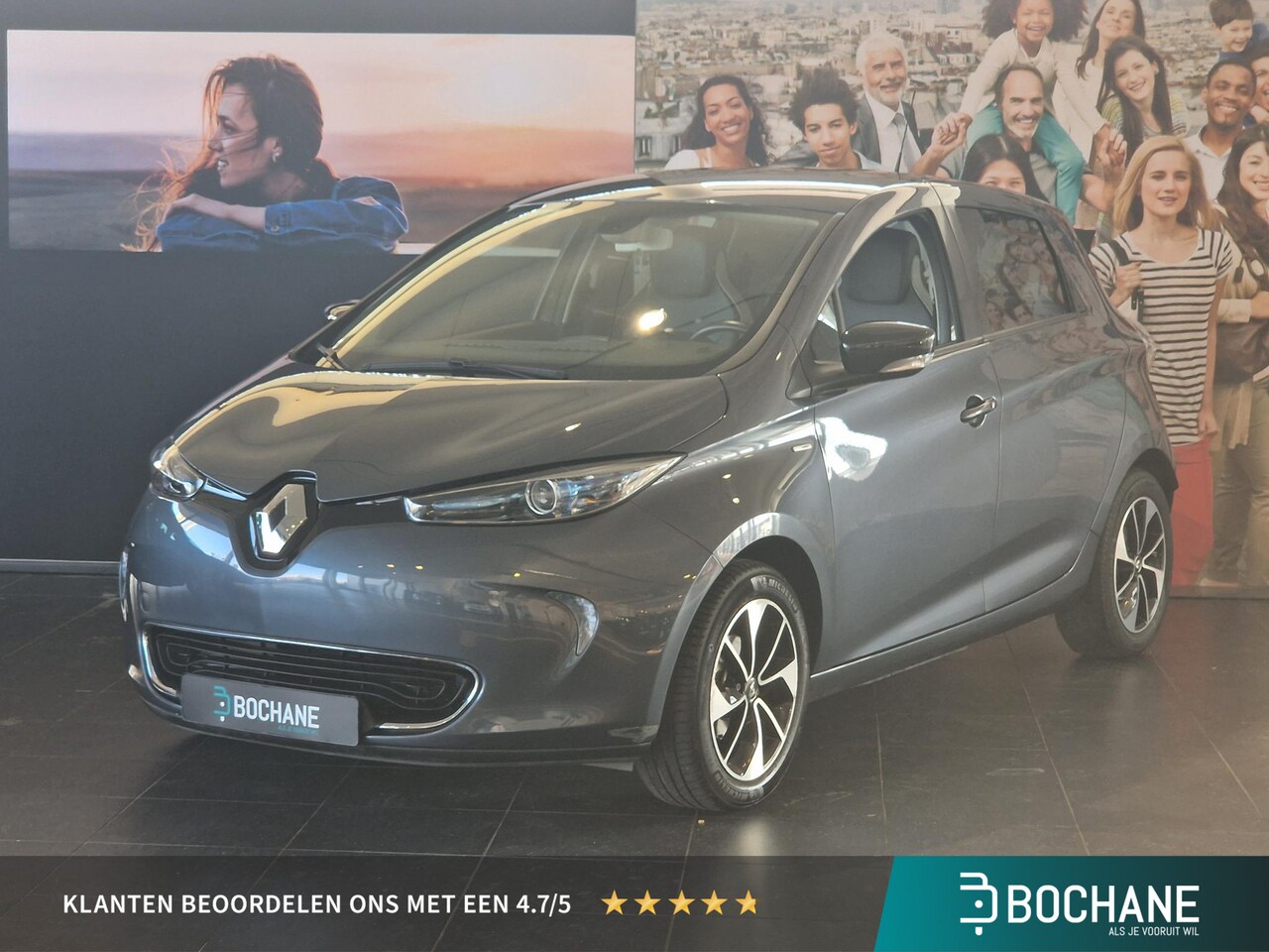 Renault Zoe - R110 Iconic 41 kWh (ex Accu) NAVIGATIE | ACHTERUITRIJCAMERA | PARKEERSENSOREN ACHTER | CLI - AutoWereld.nl