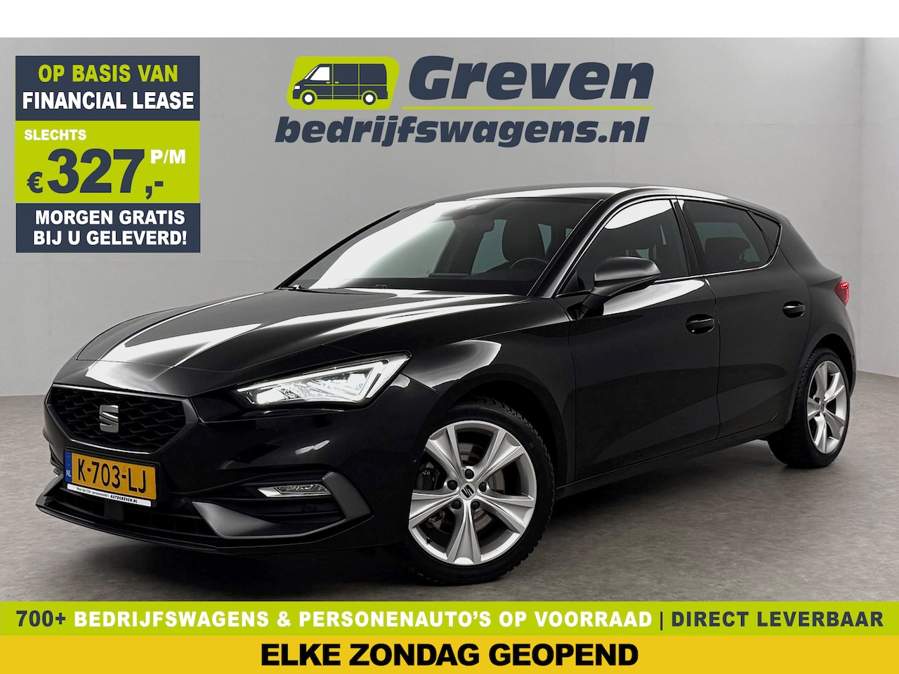 Seat Leon - 1.5 eTSI FR Launch Edition 150PK Sfeer LED Virtual Carplay Camera Clima Cruise Navi PDC 17 - AutoWereld.nl