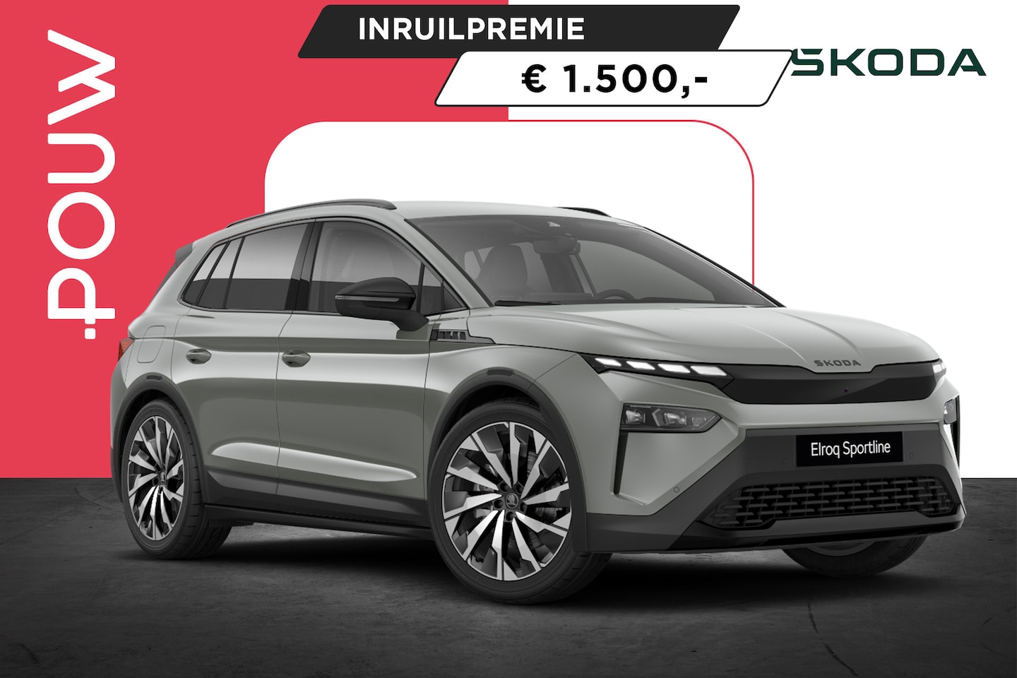 Skoda Elroq - 85 286pk Sportline Edition | Trekhaak Wegklapbaar | 21" Velgen - AutoWereld.nl