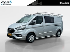 Ford Transit Custom - 320 2.0 TDCI L2H1 Limited 170 pk | Dubbele schuifdeur met ruiten | Sidebars | 3-zits | Tre