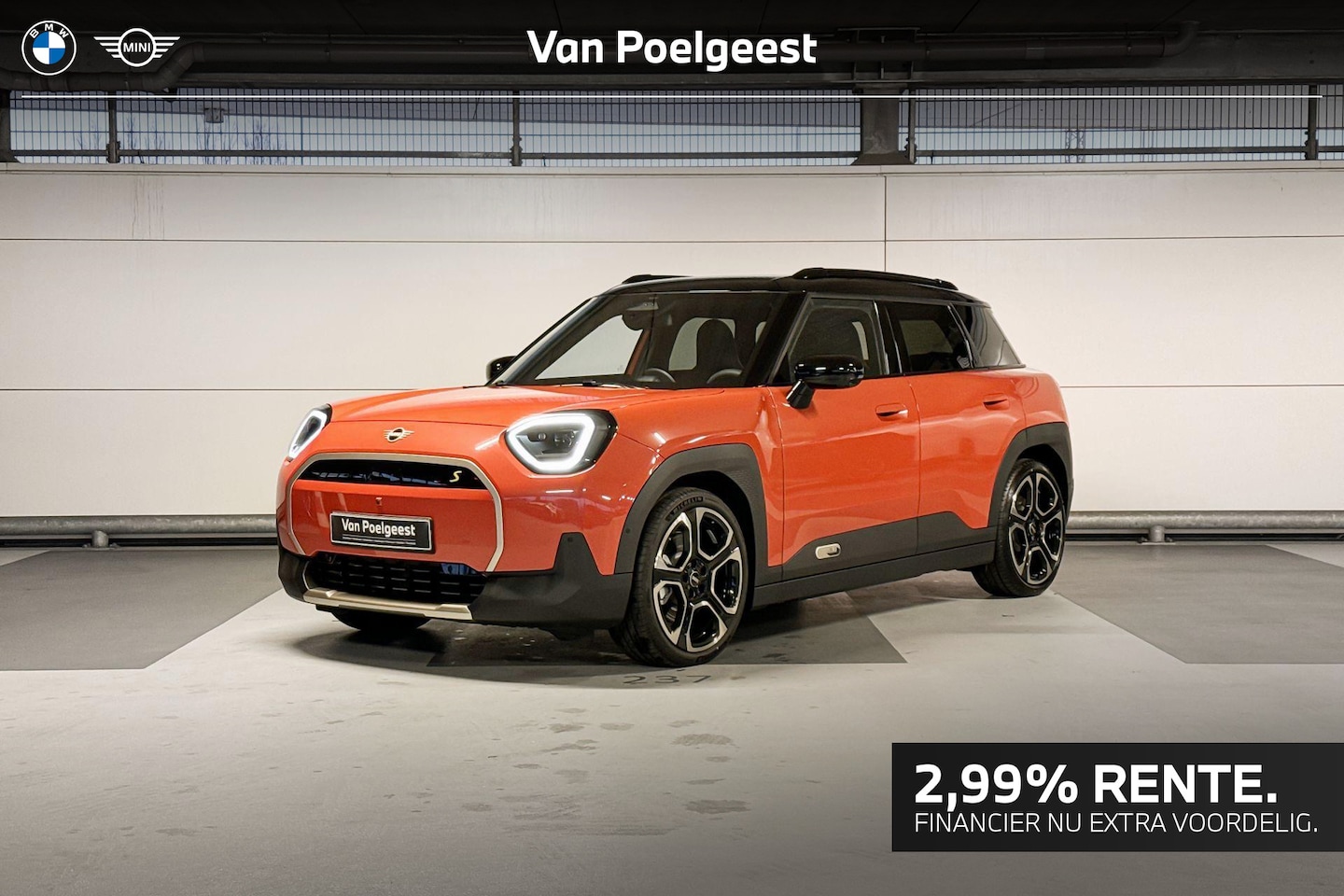 MINI Aceman - SE Favoured XL 54.2 kWh MINI Aceman SE Favoured 54.2 kWh | Pakket XL | Dak en spiegelkappe - AutoWereld.nl