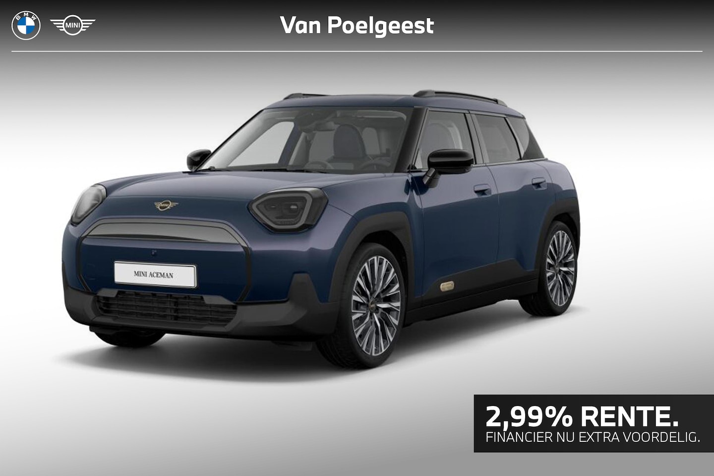 MINI Aceman - E Classic L 42.5 kWh | Pakket L | Dak in carrosseriekleur - AutoWereld.nl