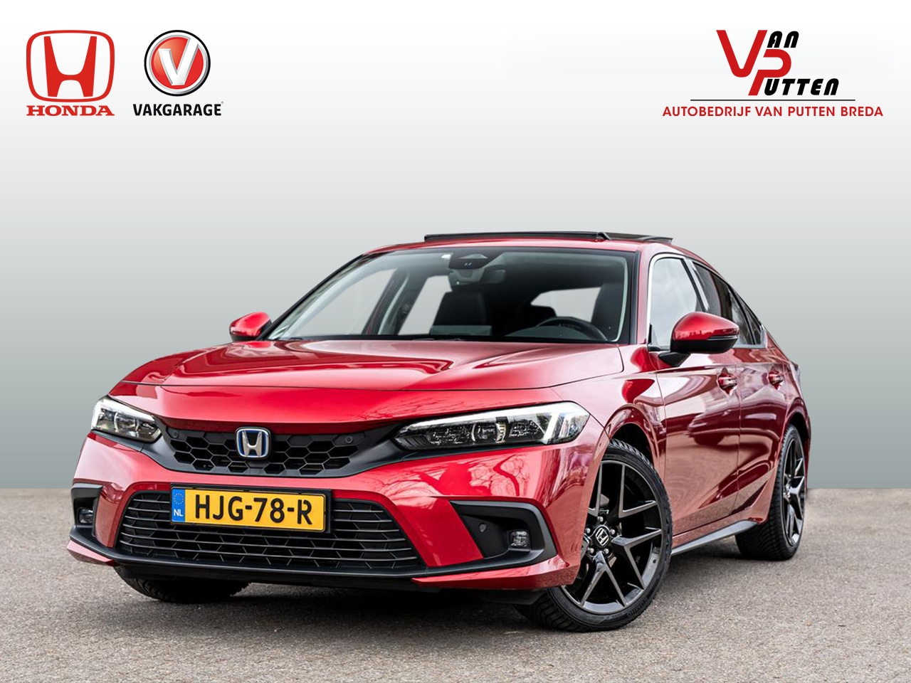 Honda Civic - 2.0 Hybrid Advance automaat | Panoramadak | Bose Accoustics | Lederen bekleding | Navigati - AutoWereld.nl