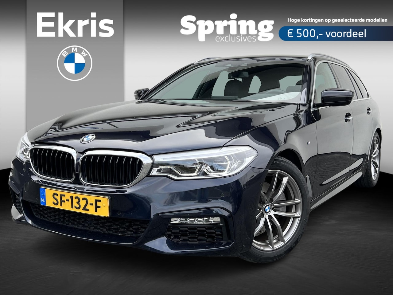 BMW 5-serie Touring - 520i High Executive | M-Sportpakket | Stuurverwarming | Getint Glas Achter | Easter - AutoWereld.nl