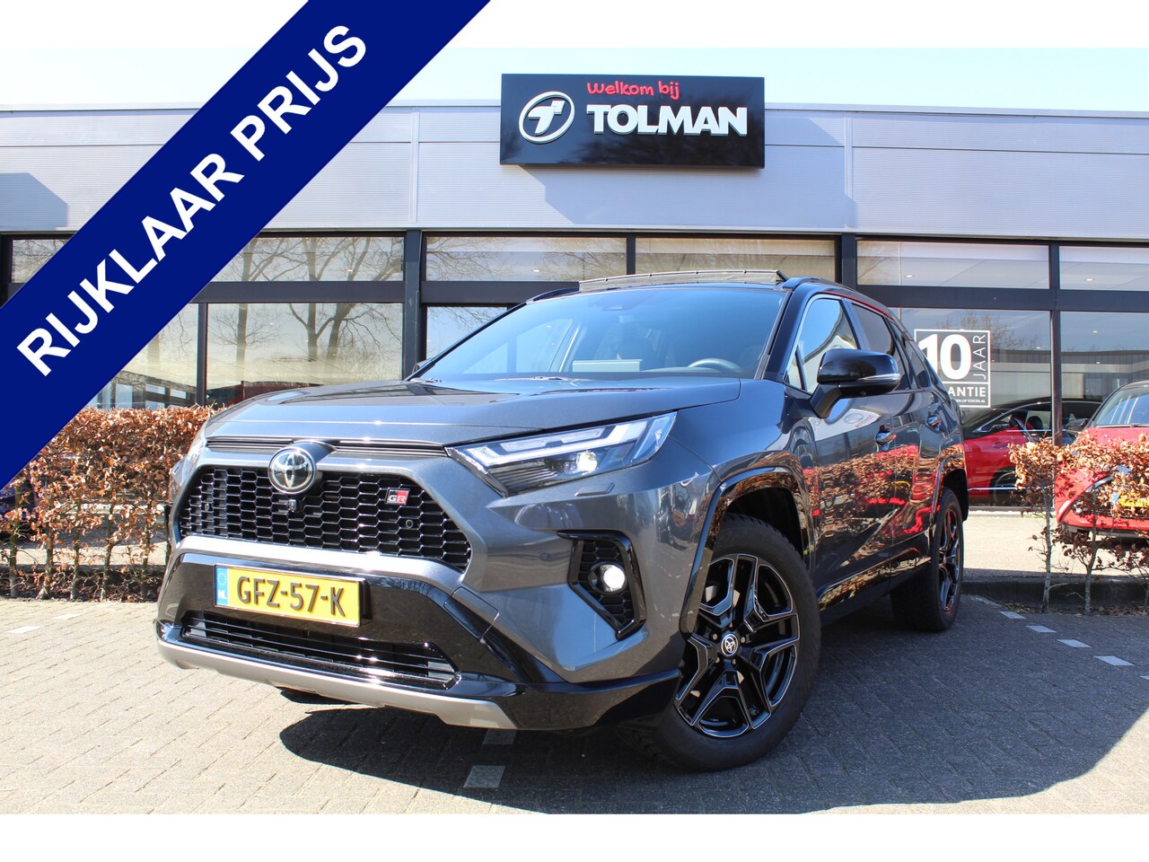 Toyota RAV4 - 2.5 Hybrid AWD GR SPORT Bi-Tone | Rijklaar | Pano | Trekhaak | Navi | Elek achterklep | Ap - AutoWereld.nl