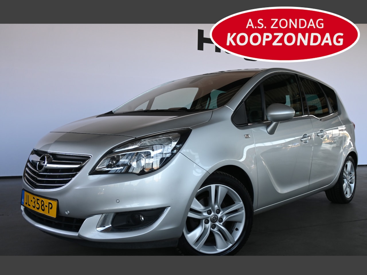 Opel Meriva - 1.4 Turbo Blitz Navigatie Leder Stoelverwarming Trekhaak Rijklaarprijs Inruil Mogelijk! - AutoWereld.nl