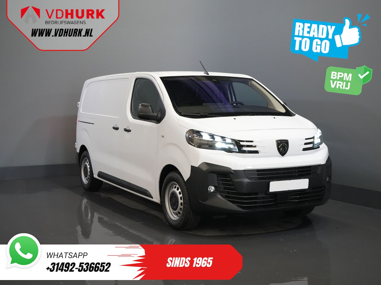Peugeot Expert - 2.0 HDi 145 pk Aut. L2 BPM VRIJ! LED/ Virtual Cockpit/ Carplay/ Navi/ Cruise/ Camera - AutoWereld.nl