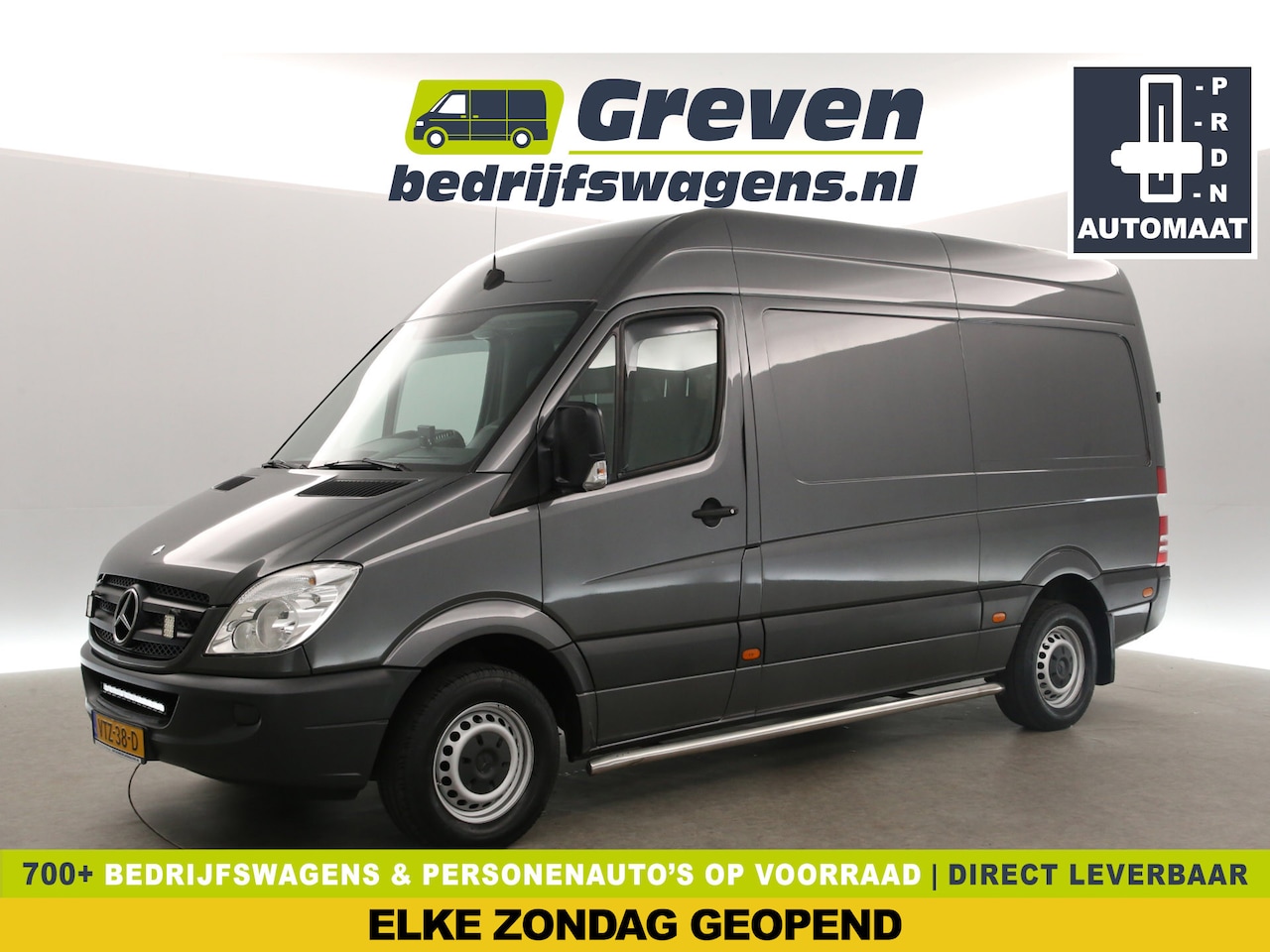 Mercedes-Benz Sprinter - 319 3.0 CDI 366 L2H2 191PK 2800KG Trekgew. Automaat Airco Camera Trekhaak 3 Persoons Elekt - AutoWereld.nl