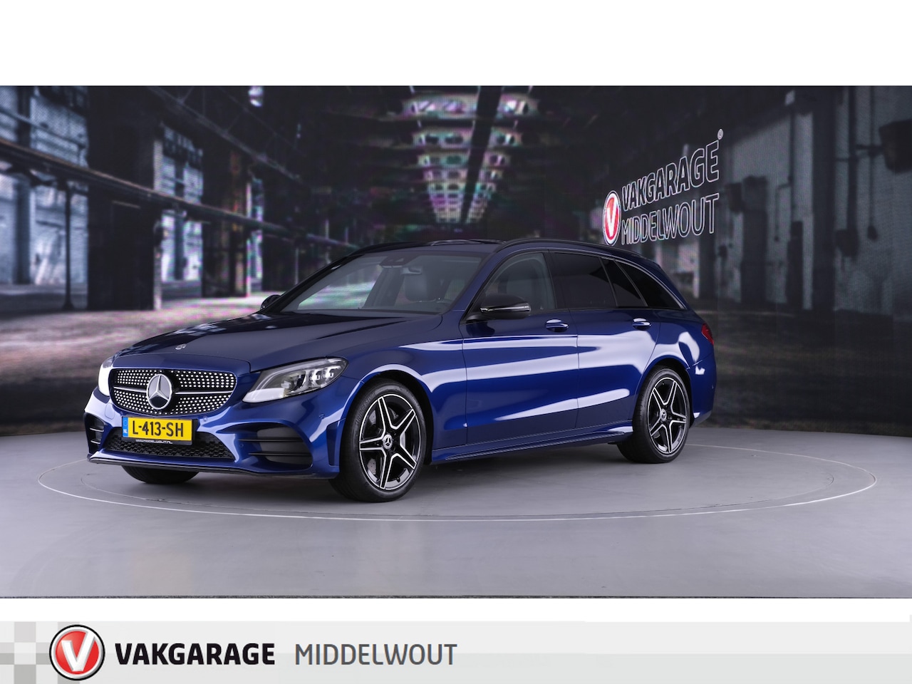 Mercedes-Benz C-klasse Estate - 300/259pk Prem Plus Pack/AMG Styling/LED/Distr/Night/Widescreen/ - AutoWereld.nl