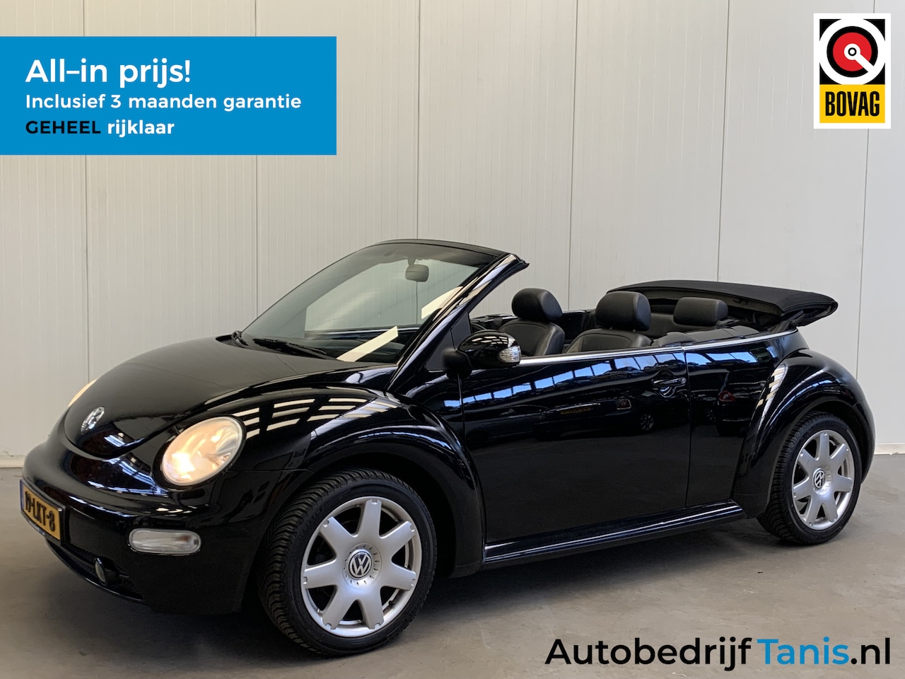 Volkswagen New Beetle Cabriolet - 2.0 Highline AIRCO-LEDER-PDC-LMV - AutoWereld.nl