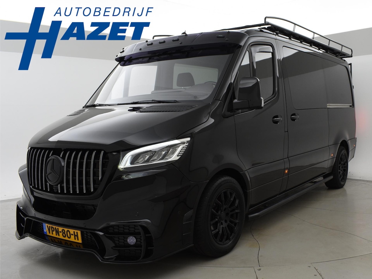Mercedes-Benz Sprinter - 319 3.0 V6 190 PK AUT. 5-PERS DUBBEL CABINE + STANDKACHEL | 2 SCHUIFD. | LEDER | PREMIUM A - AutoWereld.nl