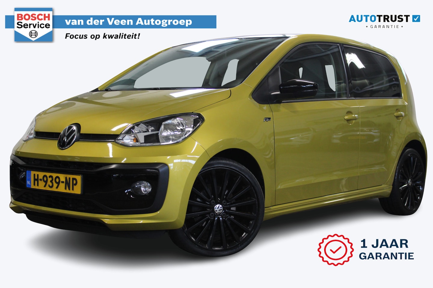 Volkswagen Up! - 1.0 R-Line | Incl. 12 maanden garantie | Cruise control | Climate control | Bluetooth | 1s - AutoWereld.nl