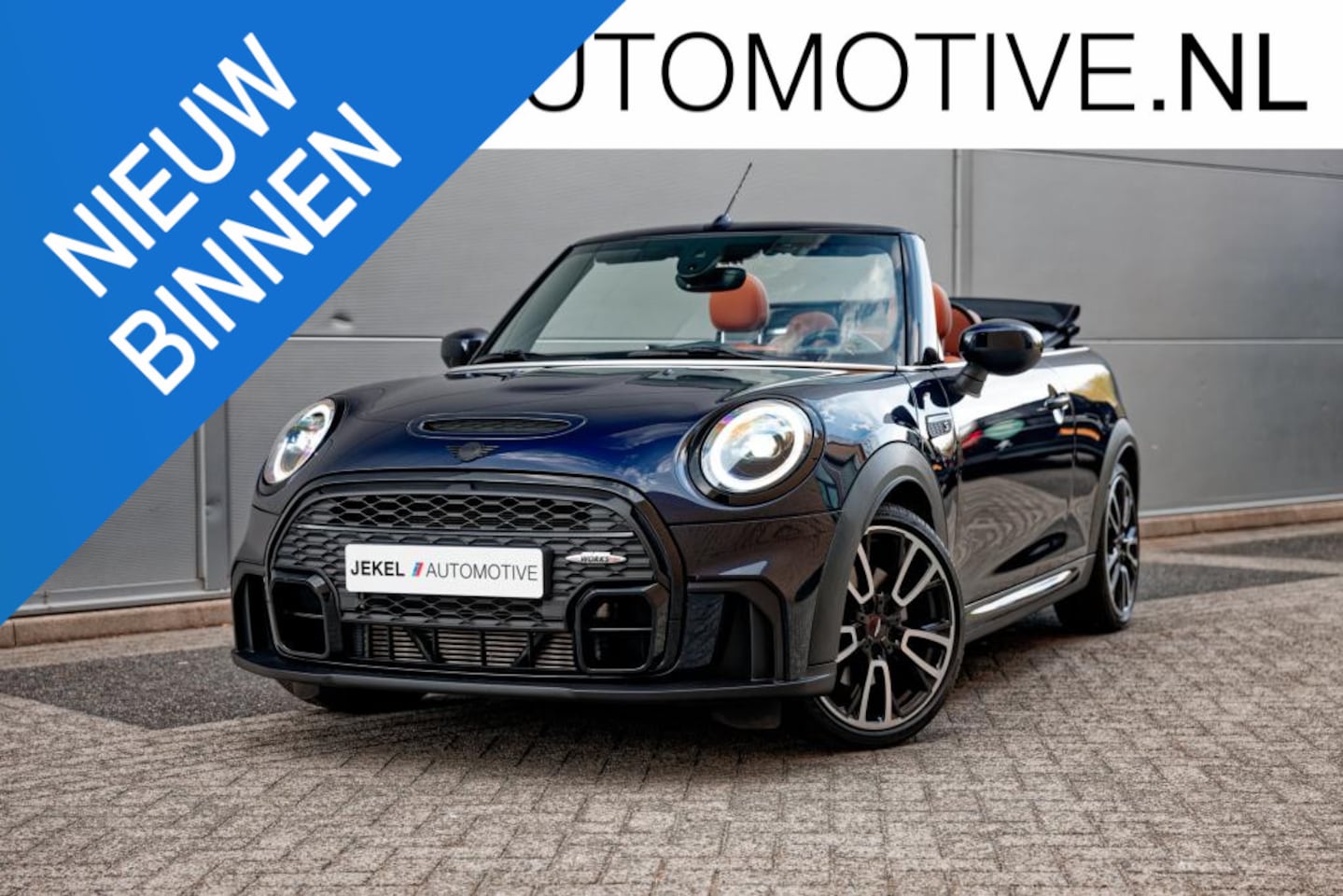 MINI Cabrio - Mini 2.0 Cooper S JCW Pack 18" LM velgen, digitaal dash, Leren bekleding, enz - AutoWereld.nl