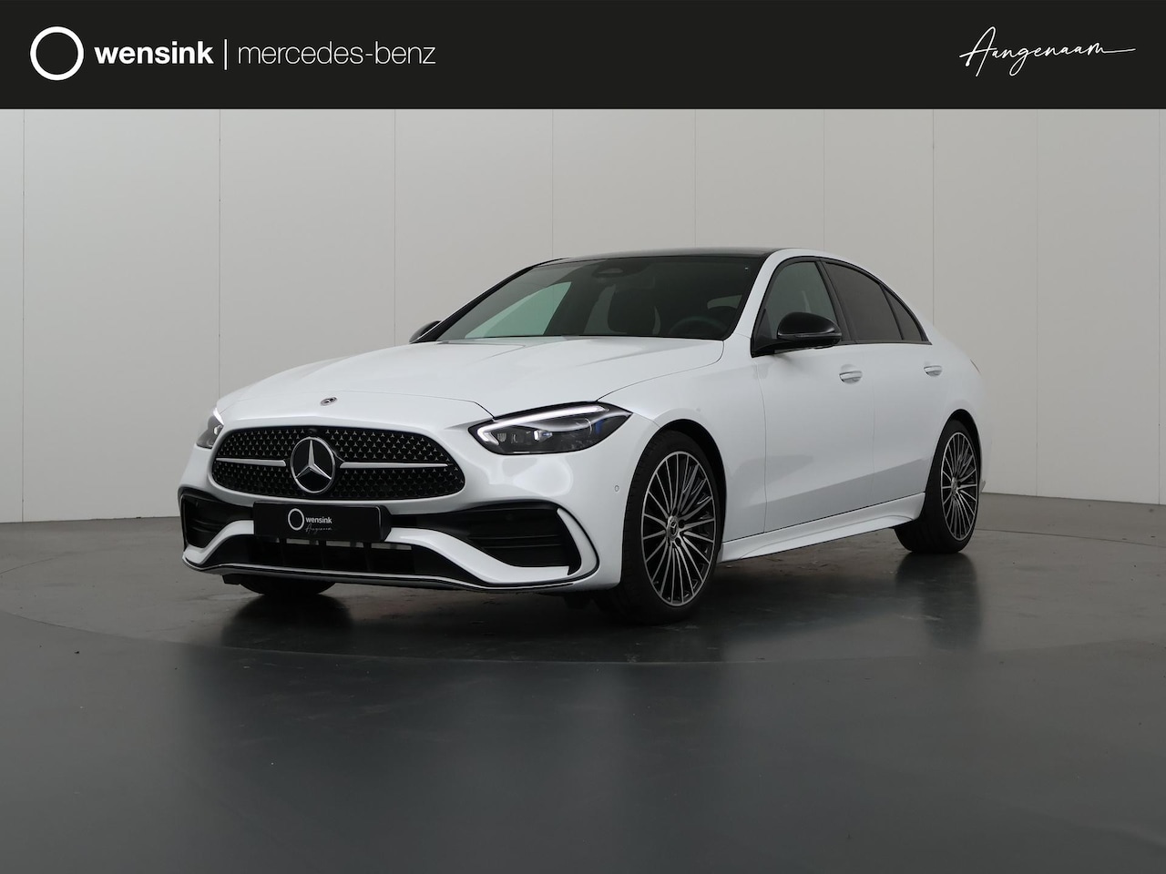 Mercedes-Benz C-klasse - 180 Star Edition AMG LINE | Night pakket | Panorama schuifdak | 360 camera | Apple carplay - AutoWereld.nl
