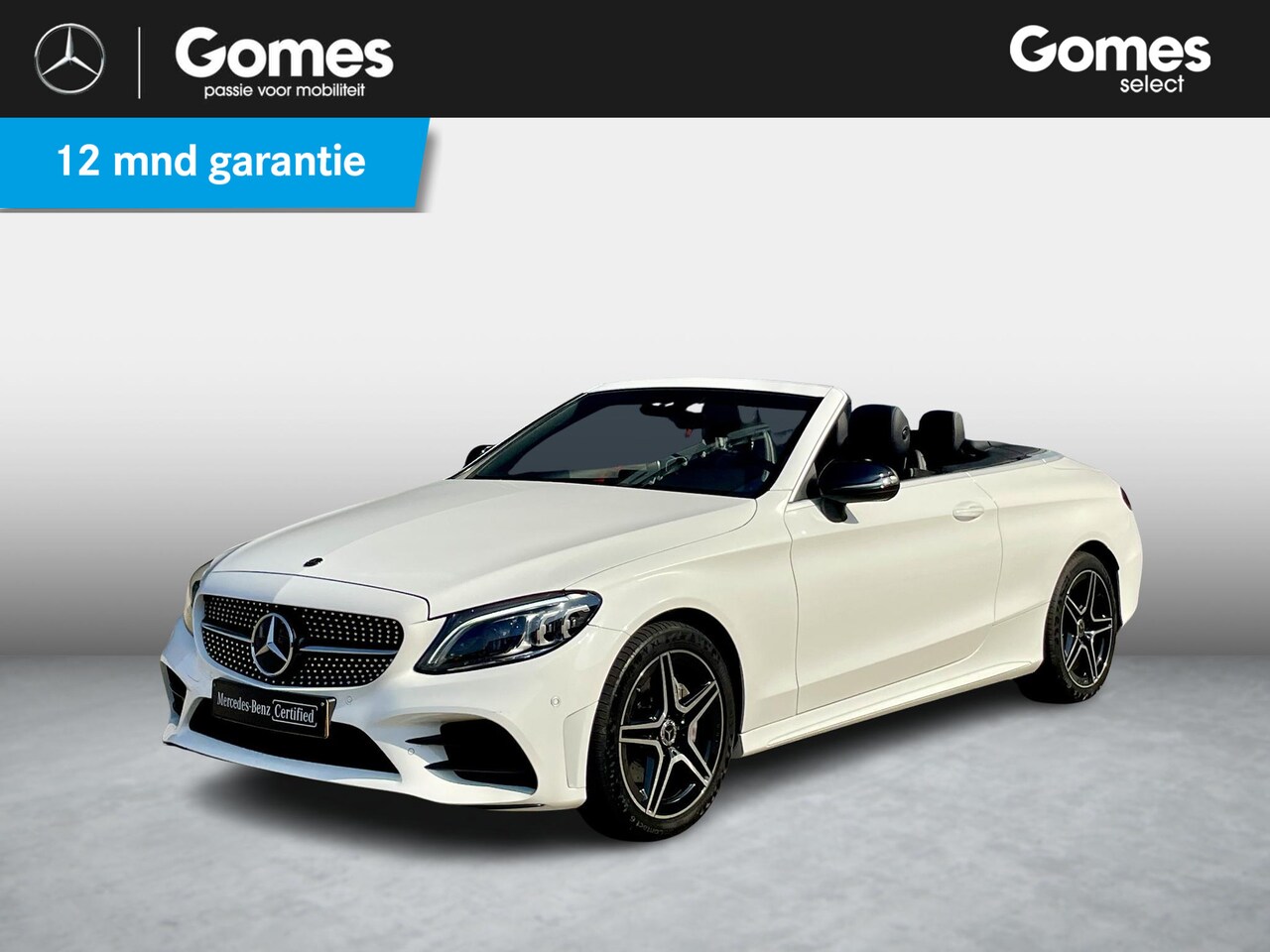 Mercedes-Benz C-klasse Cabrio - 180 AMG | Nekverwarming | Burmester Sound | Apple Carplay | Achteruitrij camera | Nightpak - AutoWereld.nl