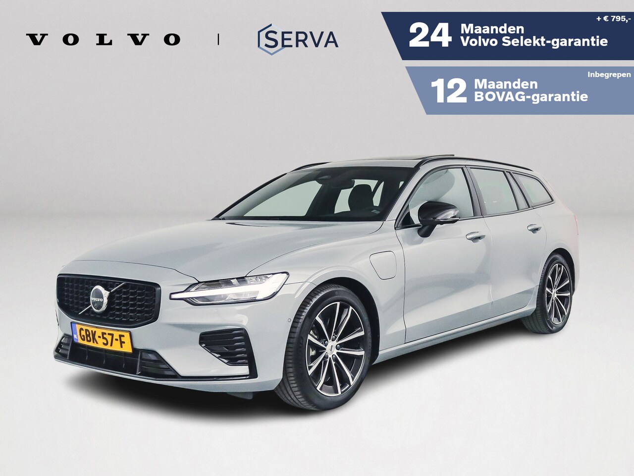 Volvo V60 - T6 Recharge Aut. AWD Plus Dark | Panoramadak | Harman Kardon | 360º camera | Trekhaak - AutoWereld.nl