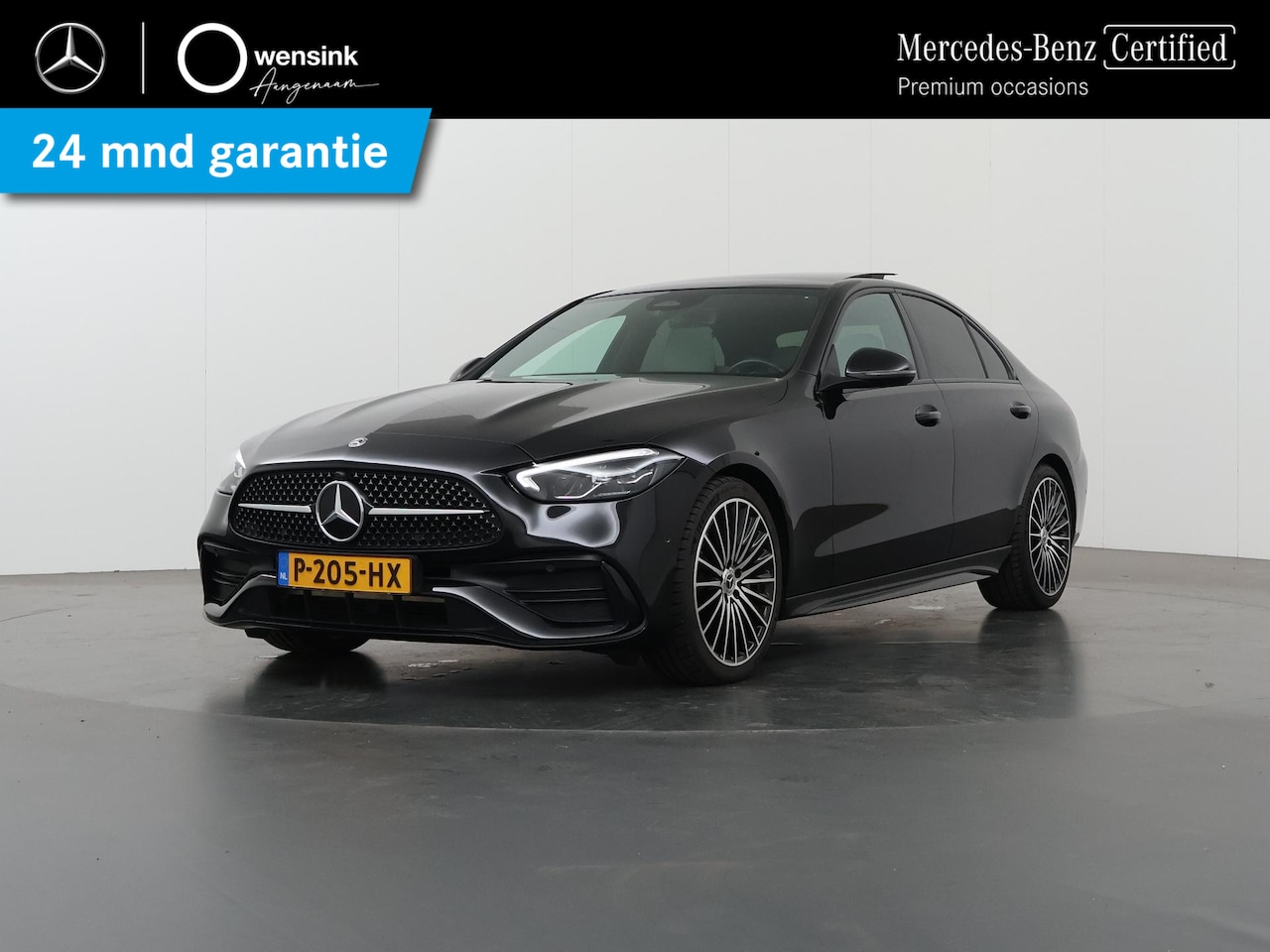 Mercedes-Benz C-klasse - 180 AMG Line | Panoramadak | Trekhaak | Night | Sfeerverlichting | - AutoWereld.nl