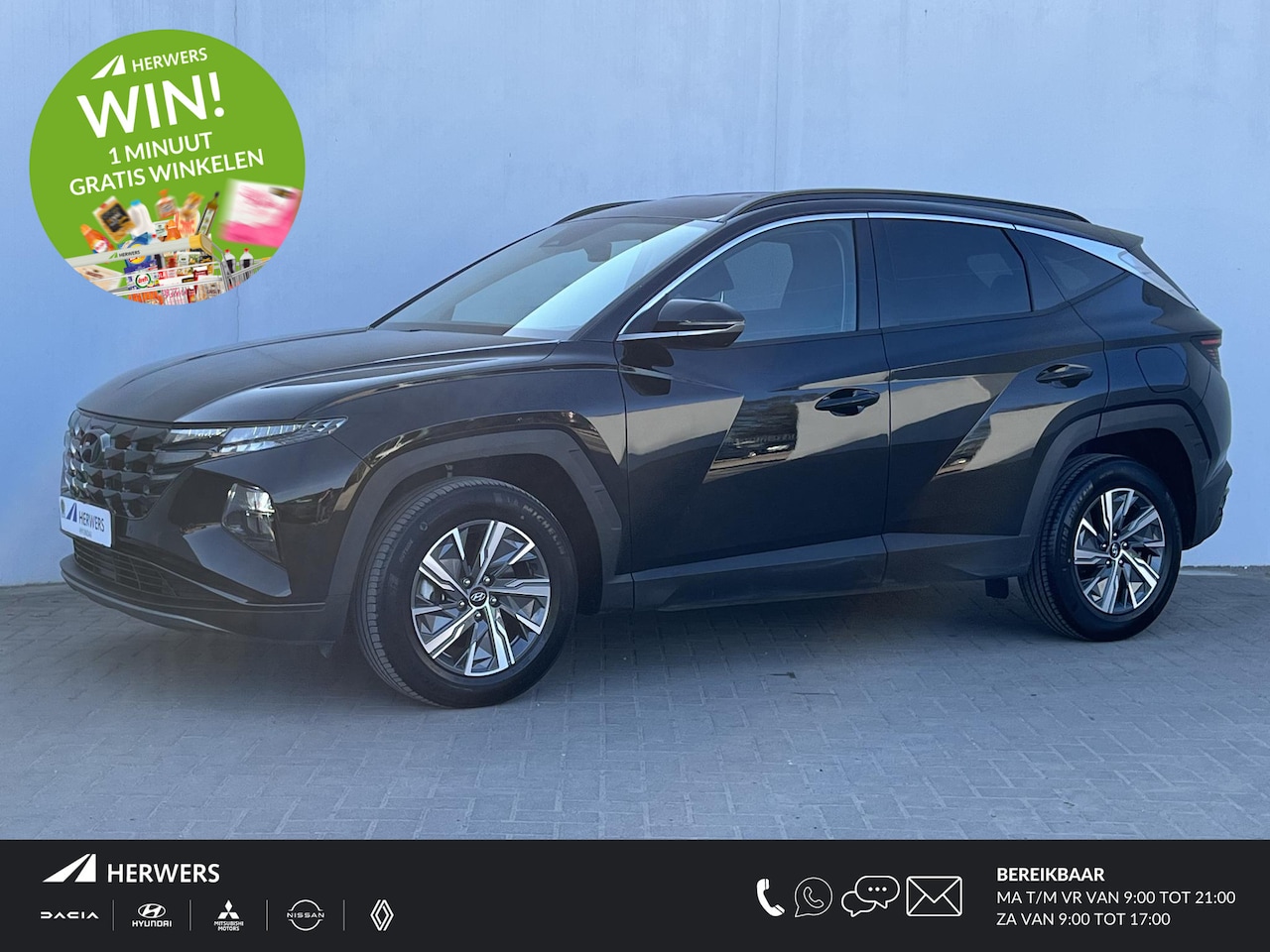 Hyundai Tucson - 1.6 T-GDI HEV 230pk Comfort Automaat / 1650kg Trekgewicht / Ski-Luik / Apple Carplay Andro - AutoWereld.nl
