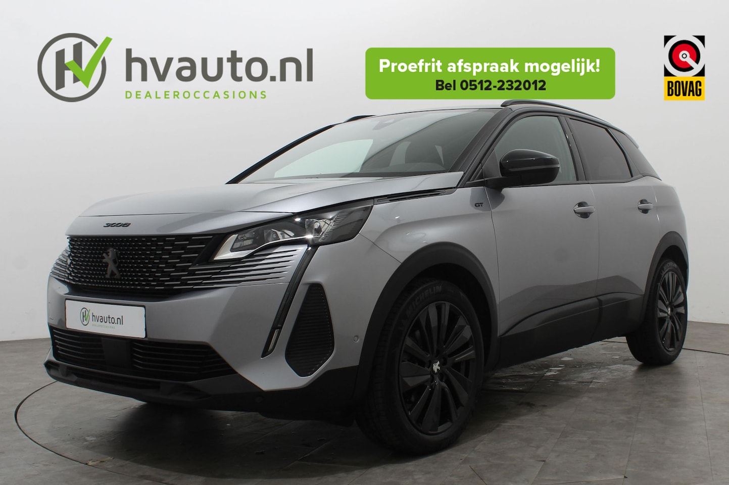 Peugeot 3008 - 1.2 PURETECH 130PK GT BLACK PACK EAT8 | Navi | El. achterklep | 19 inch - AutoWereld.nl