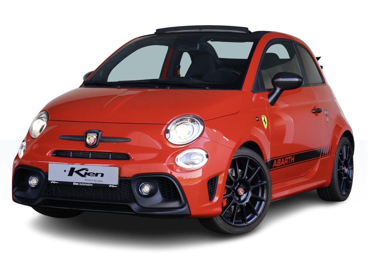 Fiat 500 C - 1.4 T-Jet Abarth Competizione 70th Anniversary | Akrapovic | Navigatie | Beats Audio | - AutoWereld.nl