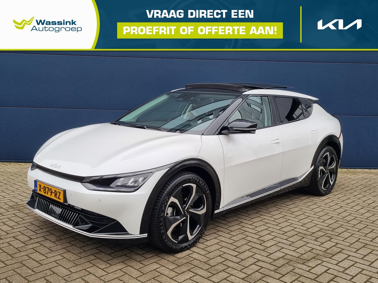 Kia EV6 - 77,4kWh 229pk RWD Plus Advanced | Panoramadak | Leder | 20 inch Lichtmetalen Velgen | Stoe - AutoWereld.nl