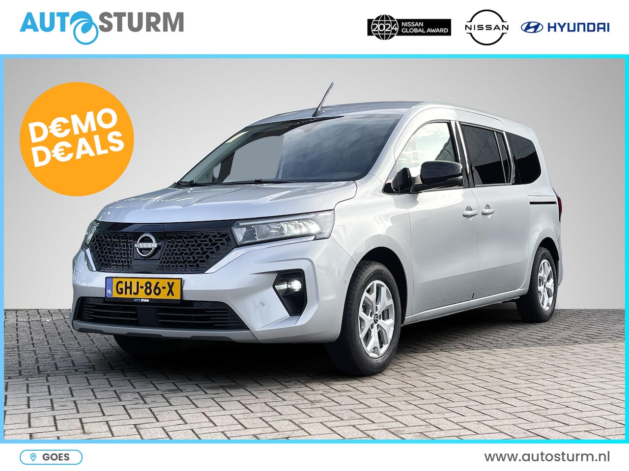 Nissan Townstar Evalia - N-Connecta L2 45 kWh 7-Persoons | Trekhaak | Camera | Apple Carplay/Android Auto | LED Kop - AutoWereld.nl