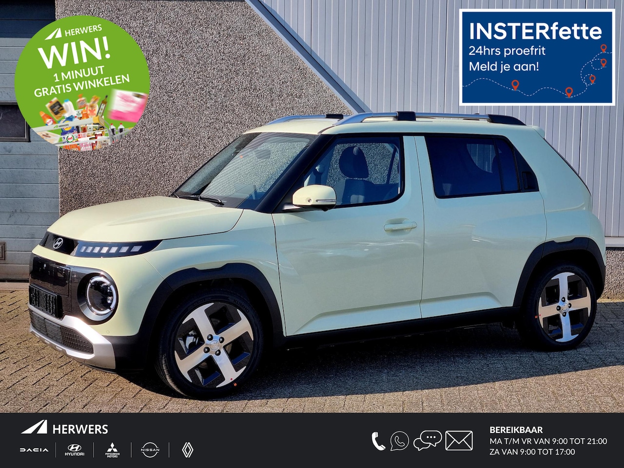 Hyundai Inster - Evolve Sky Plus 49 kWh / €3090,- Voordeel Op Nieuwprijs / Rijklaarprijs / Direct Leverbaar - AutoWereld.nl