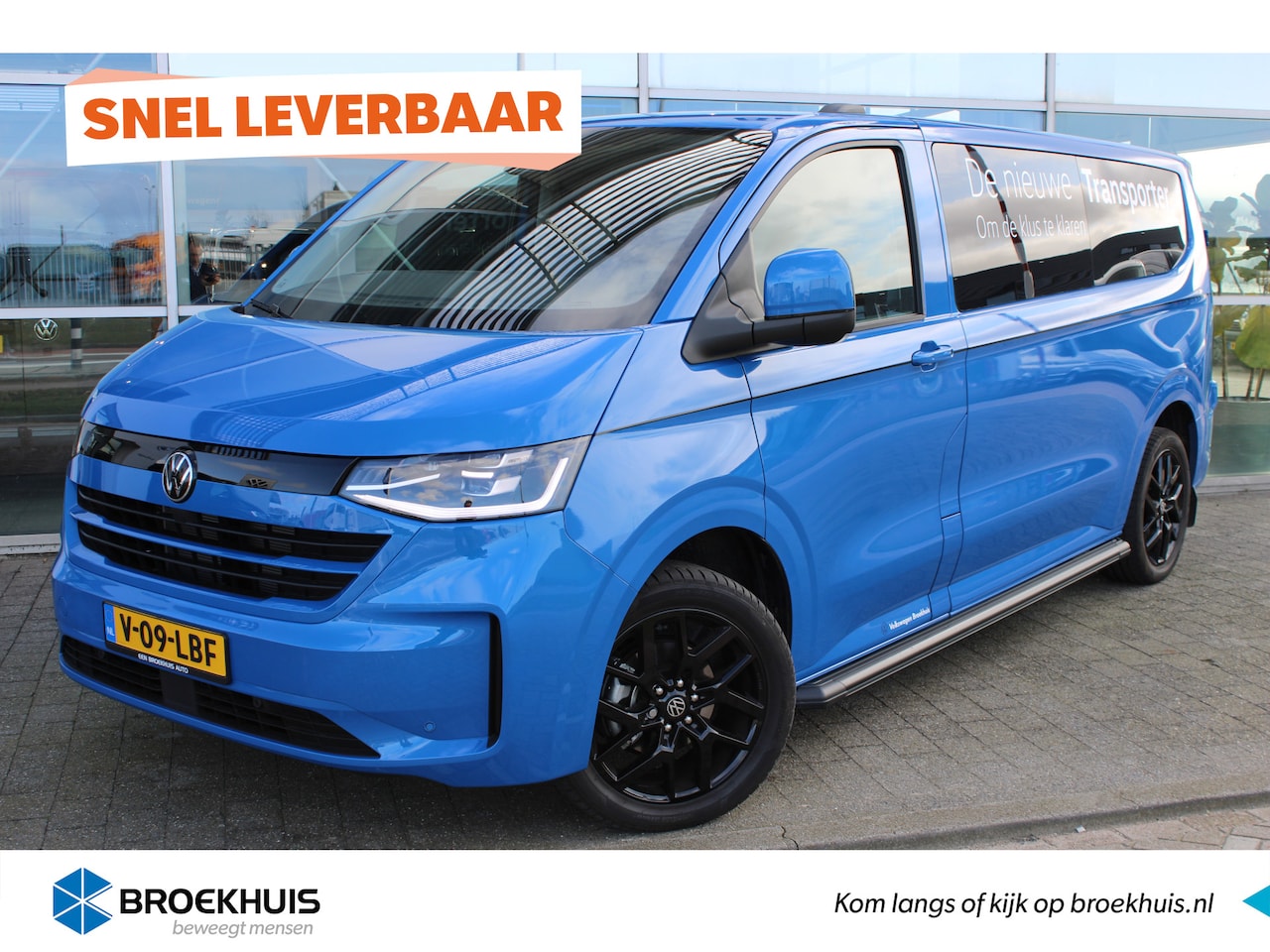 Volkswagen Transporter - BPM VRIJ | Bulli Intro | L2 | 170 PK | Automaat | Trekhaak | Sidebars | PDC | Navi | Camer - AutoWereld.nl