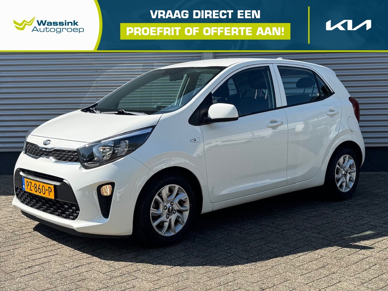 Kia Picanto - 1.0 66 PK 5D EconomyPlusLine | Navigatie | Airco | Lichtmetalen Velgen | - AutoWereld.nl